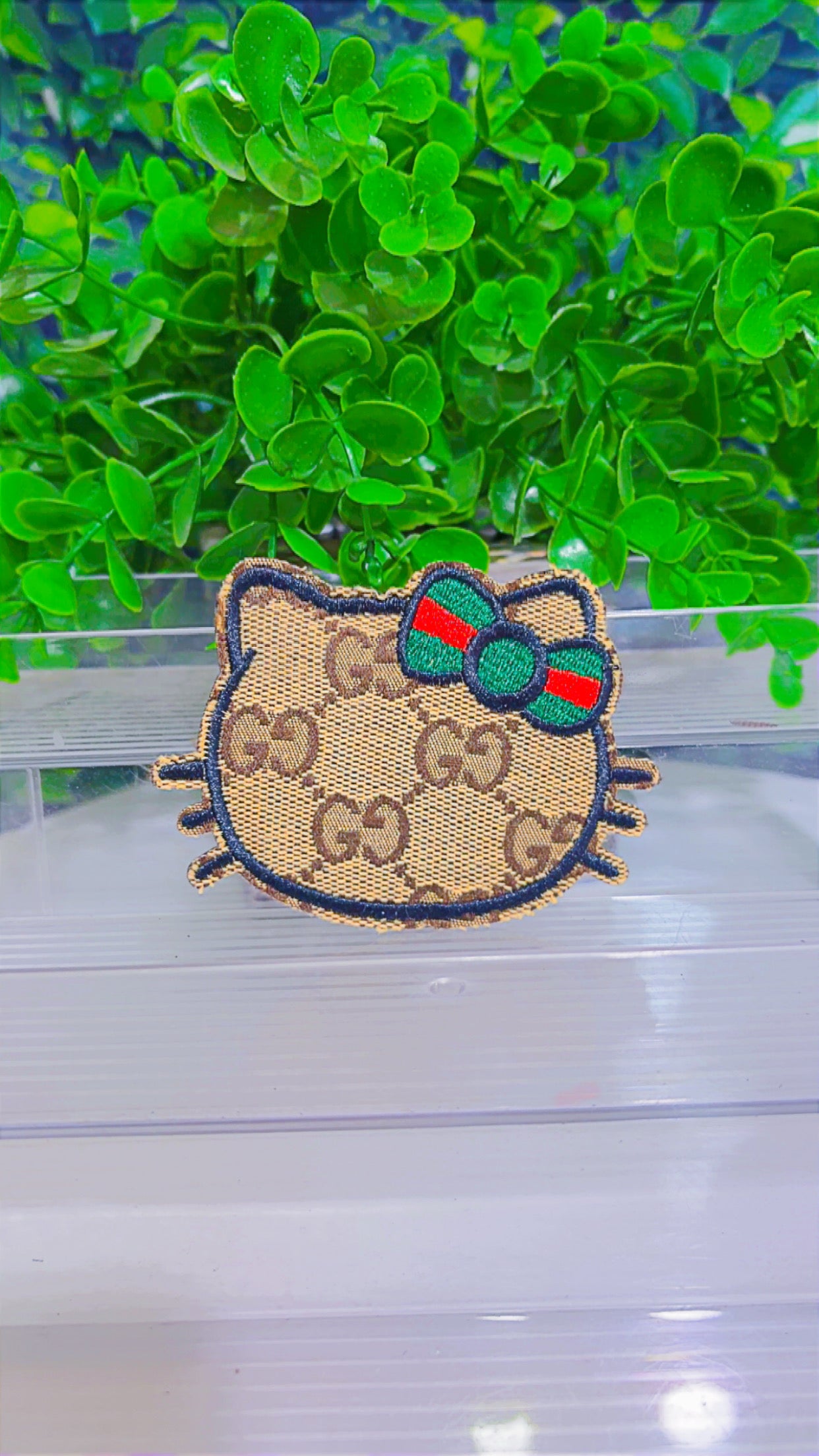 Lux Kitty iron on patch