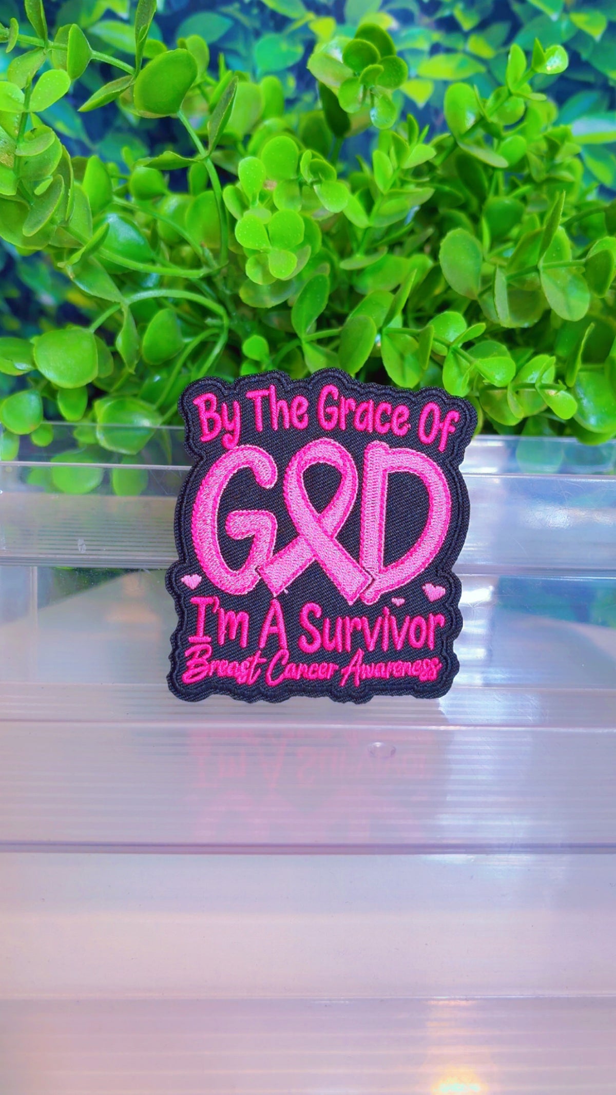 Christian iron on patch