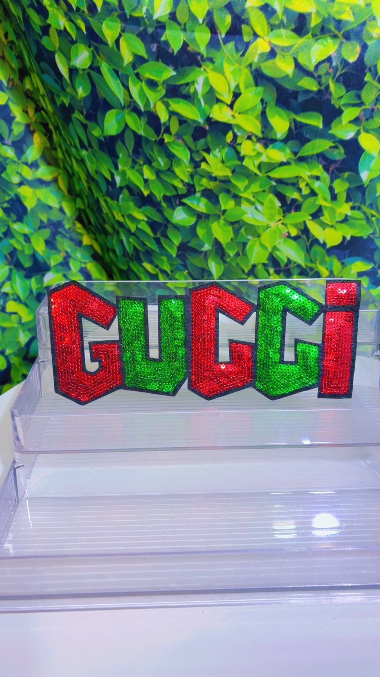 Big Sequin iron on patch