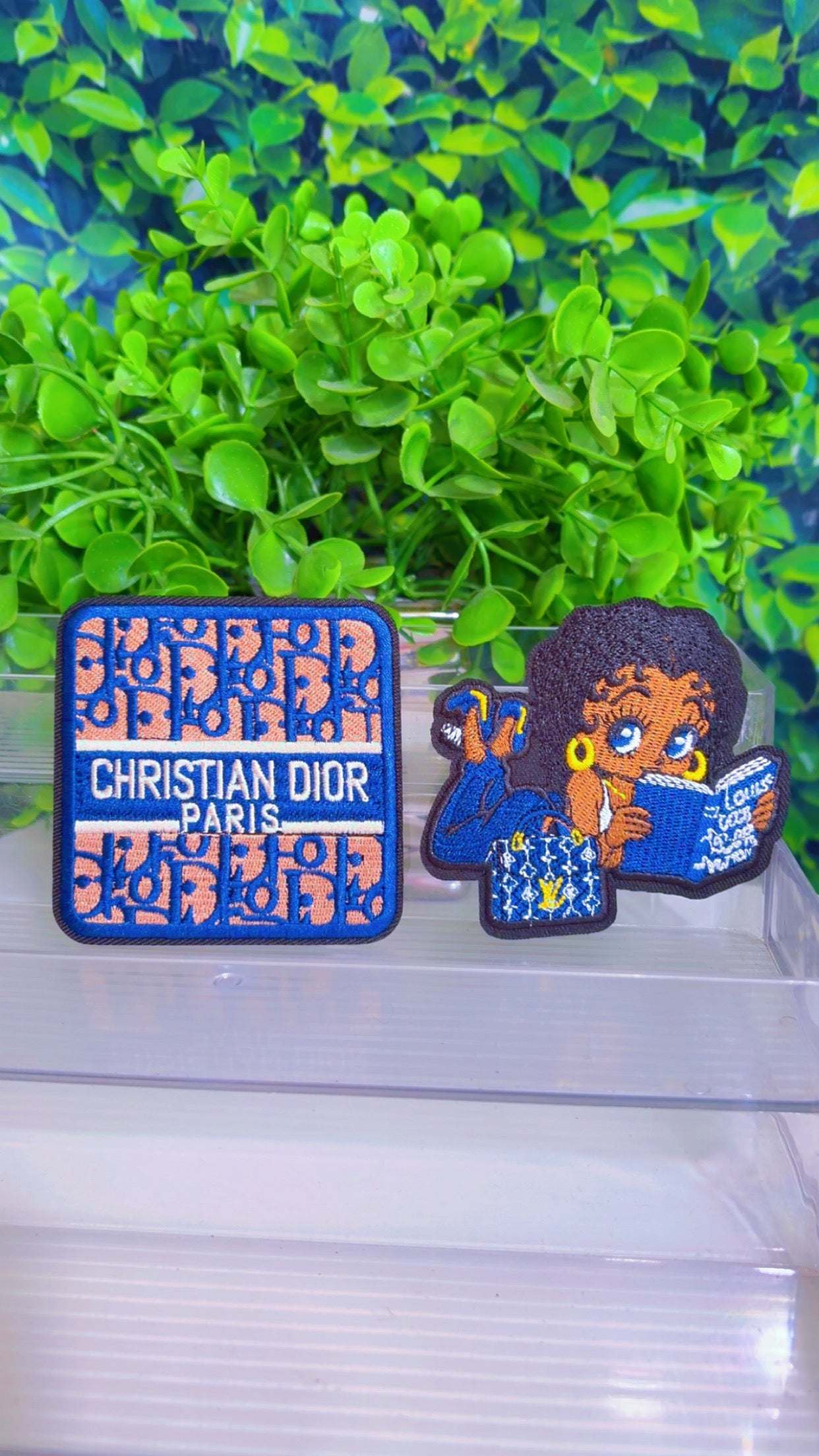 Iron on patch set