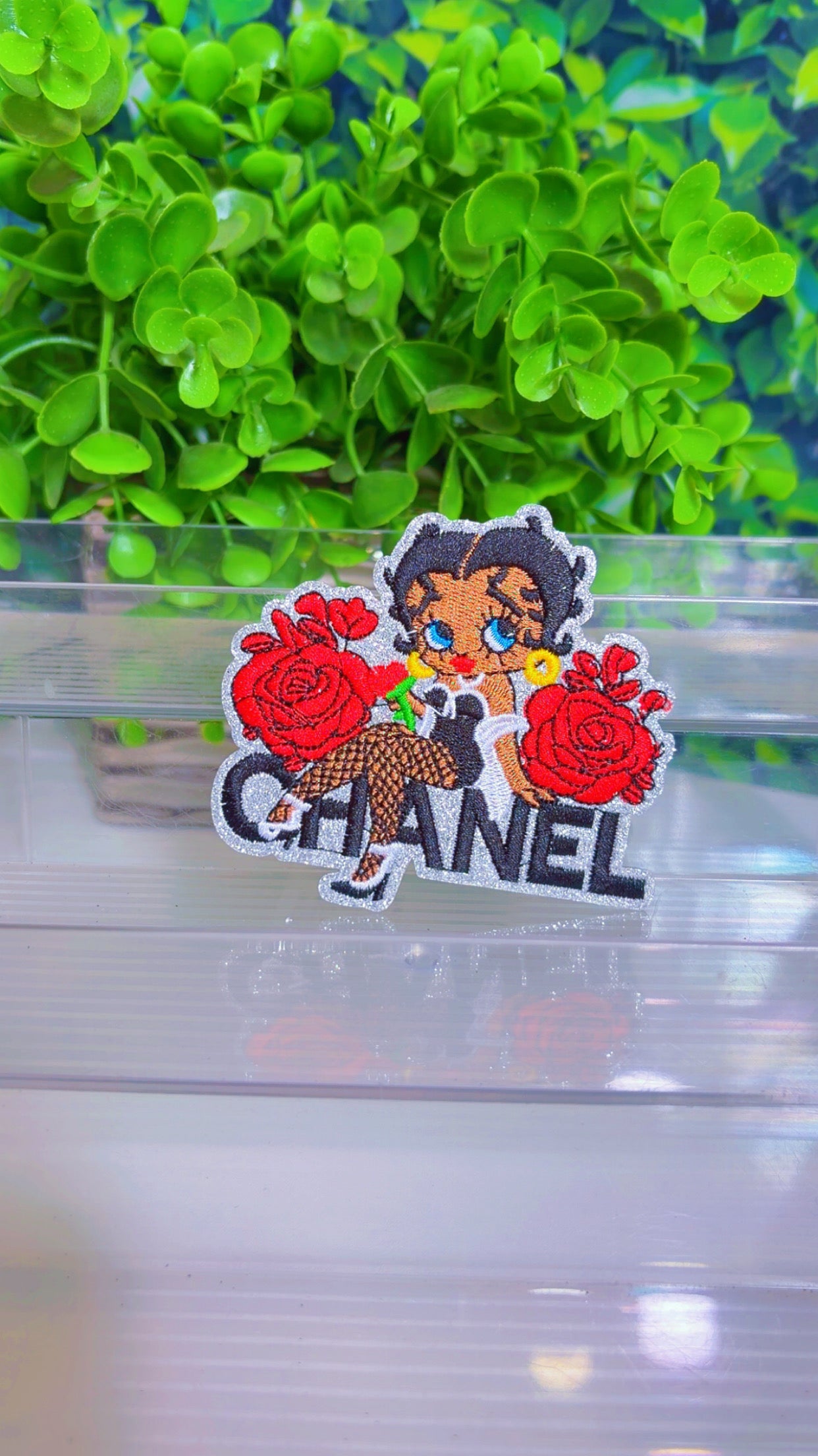 Lux iron on patch