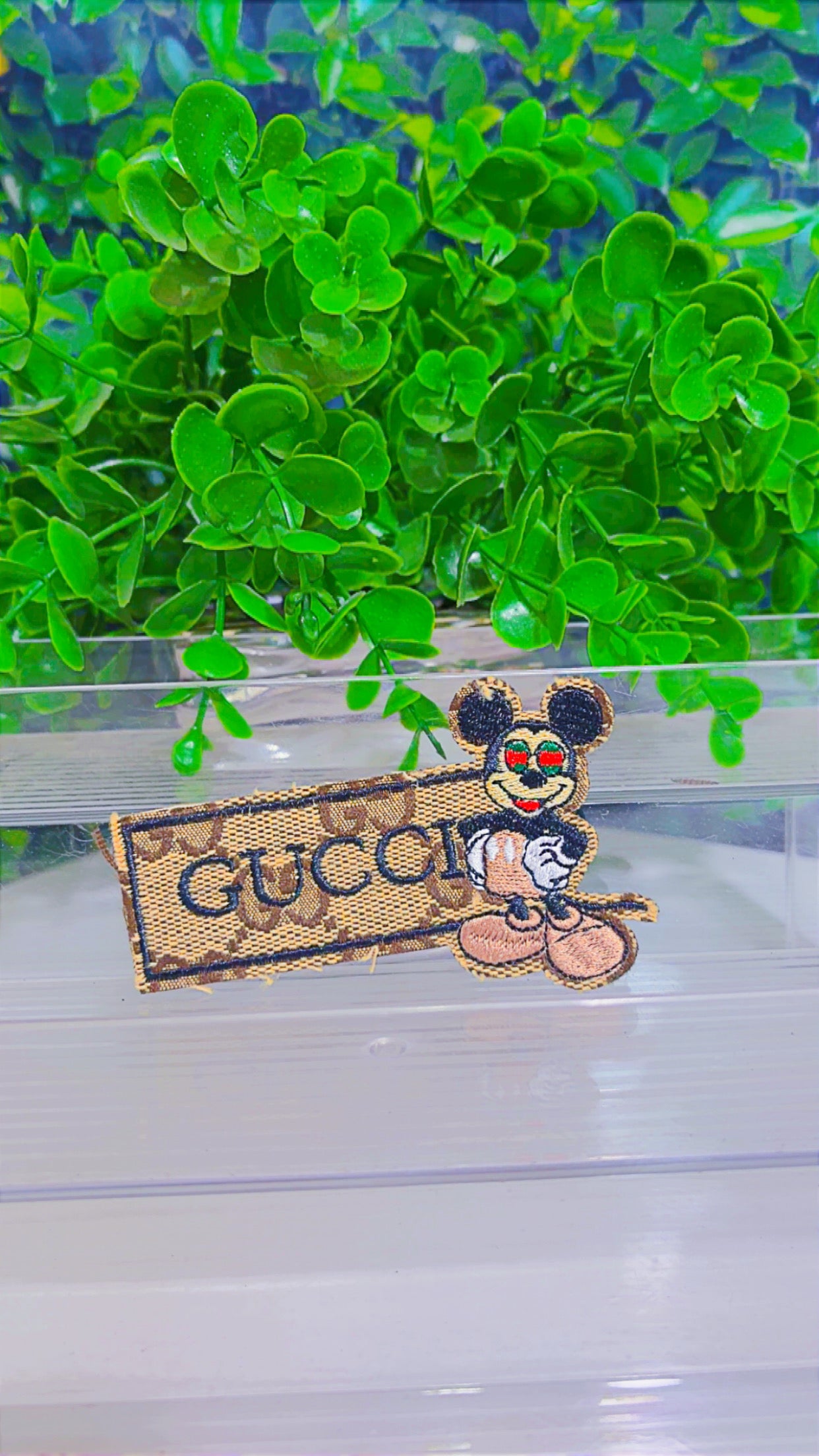 Mouse iron on patch