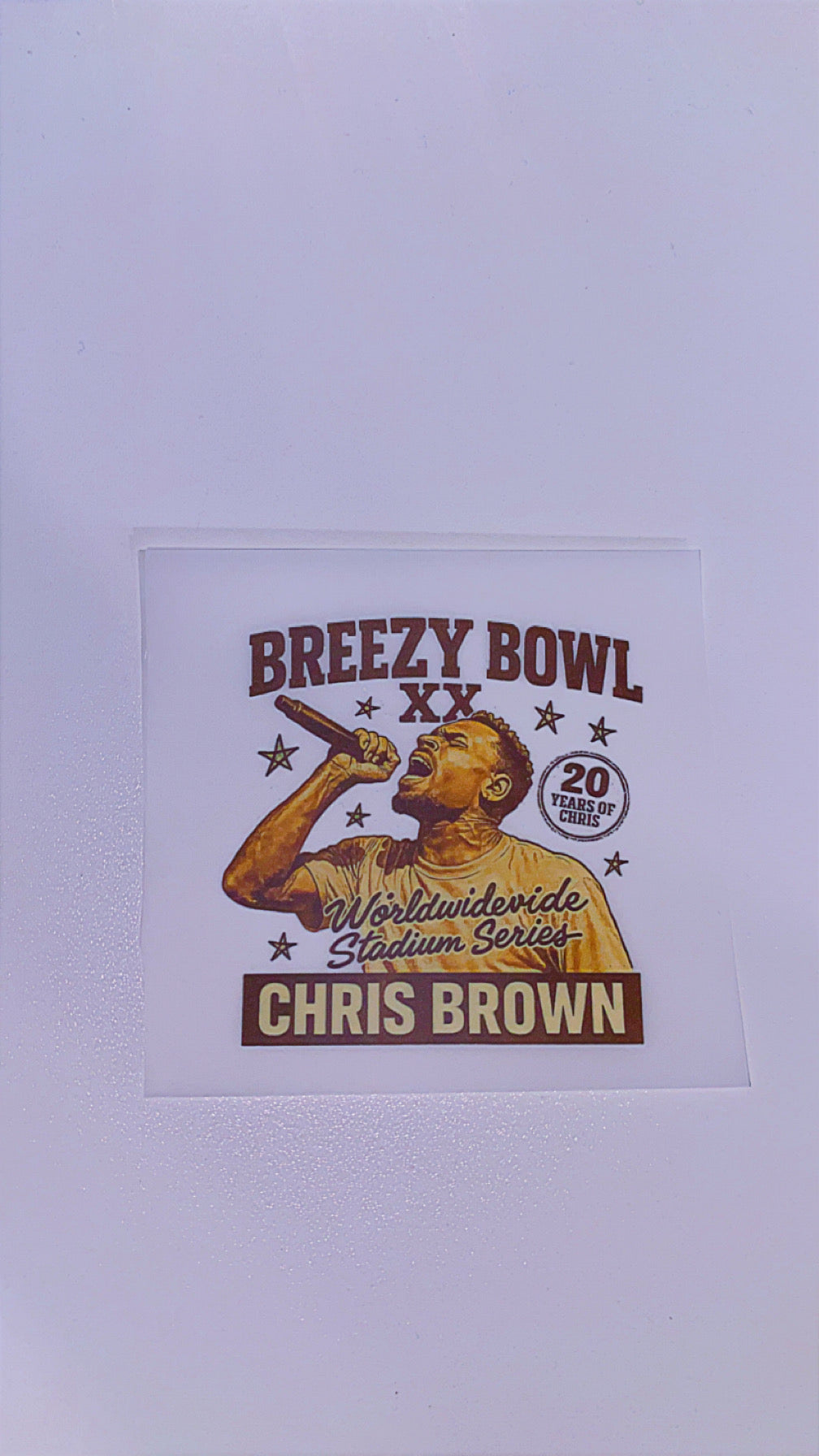 Breezy Bowl iron on dtf transfer 4inch