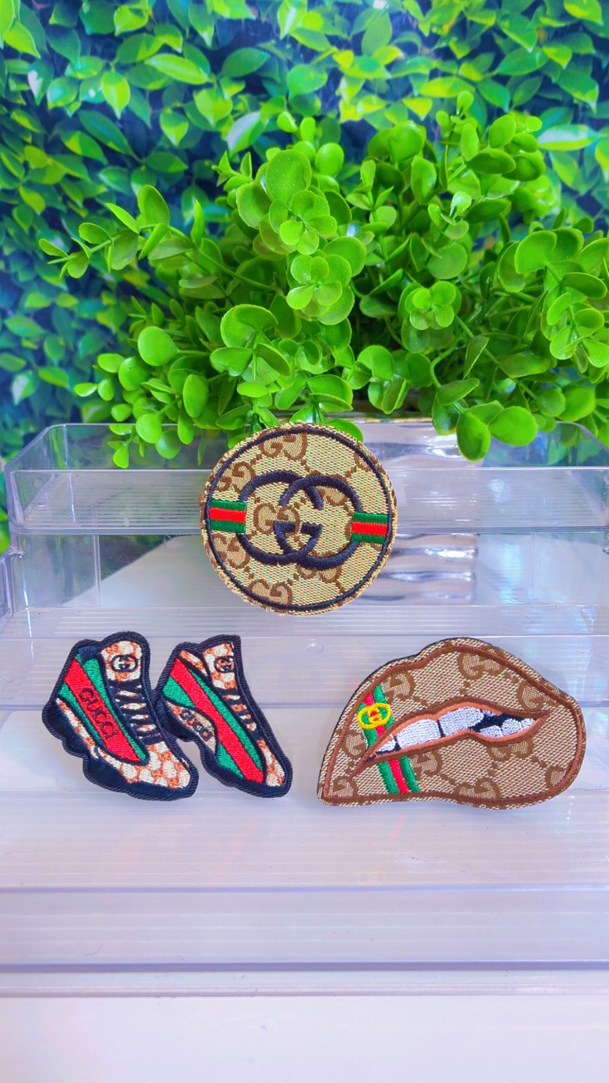 Iron on patch set