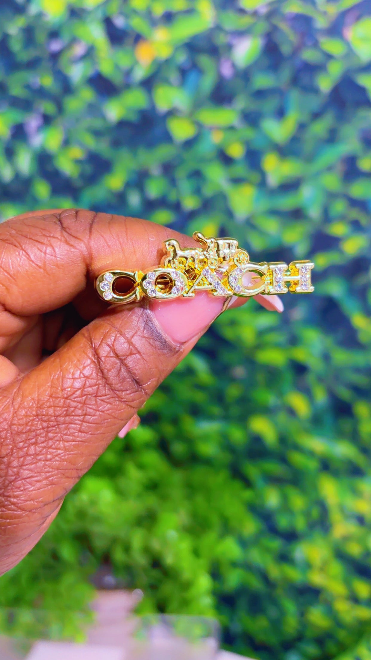Brooch silver or gold
