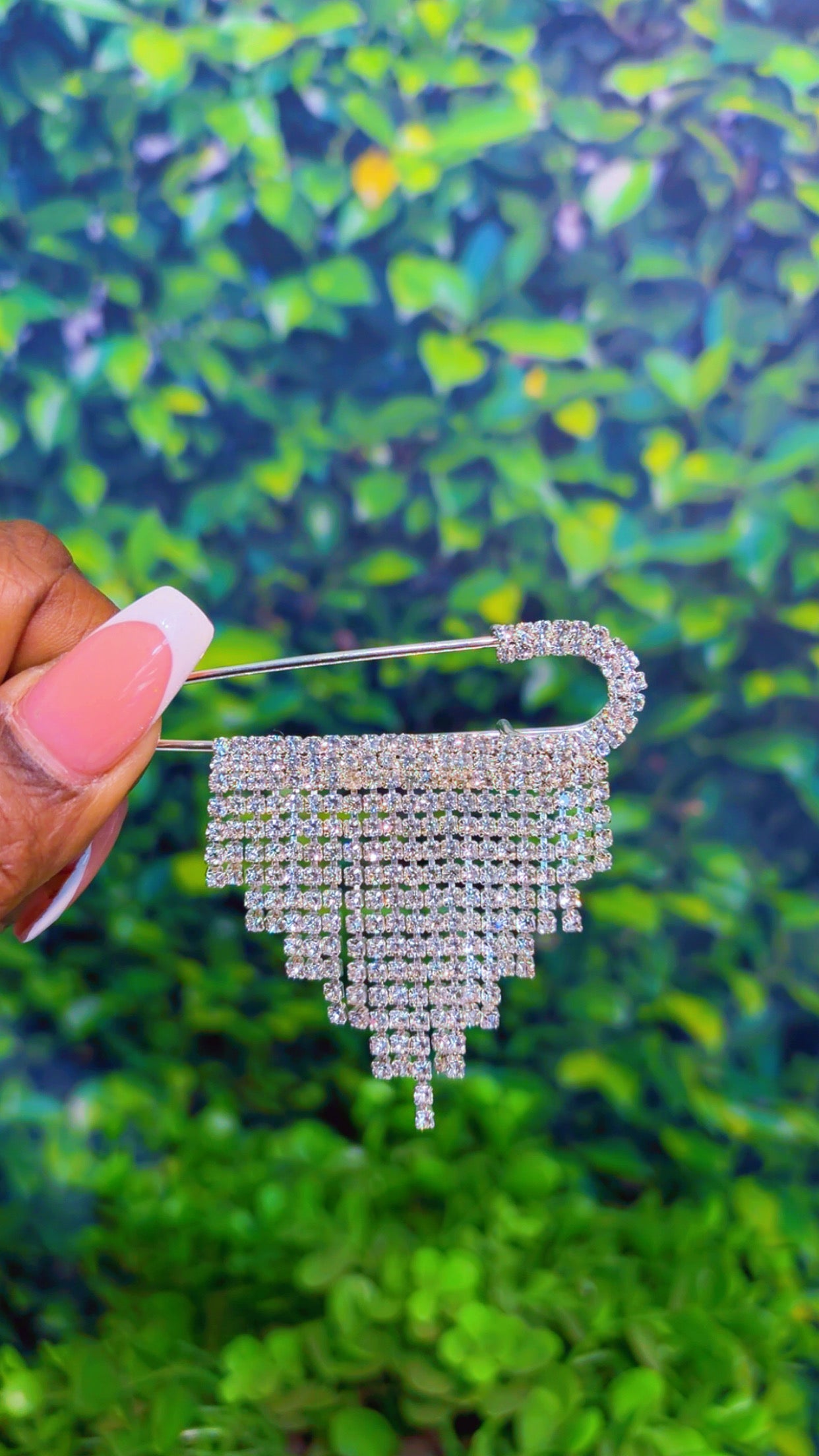 Bling dangle pin