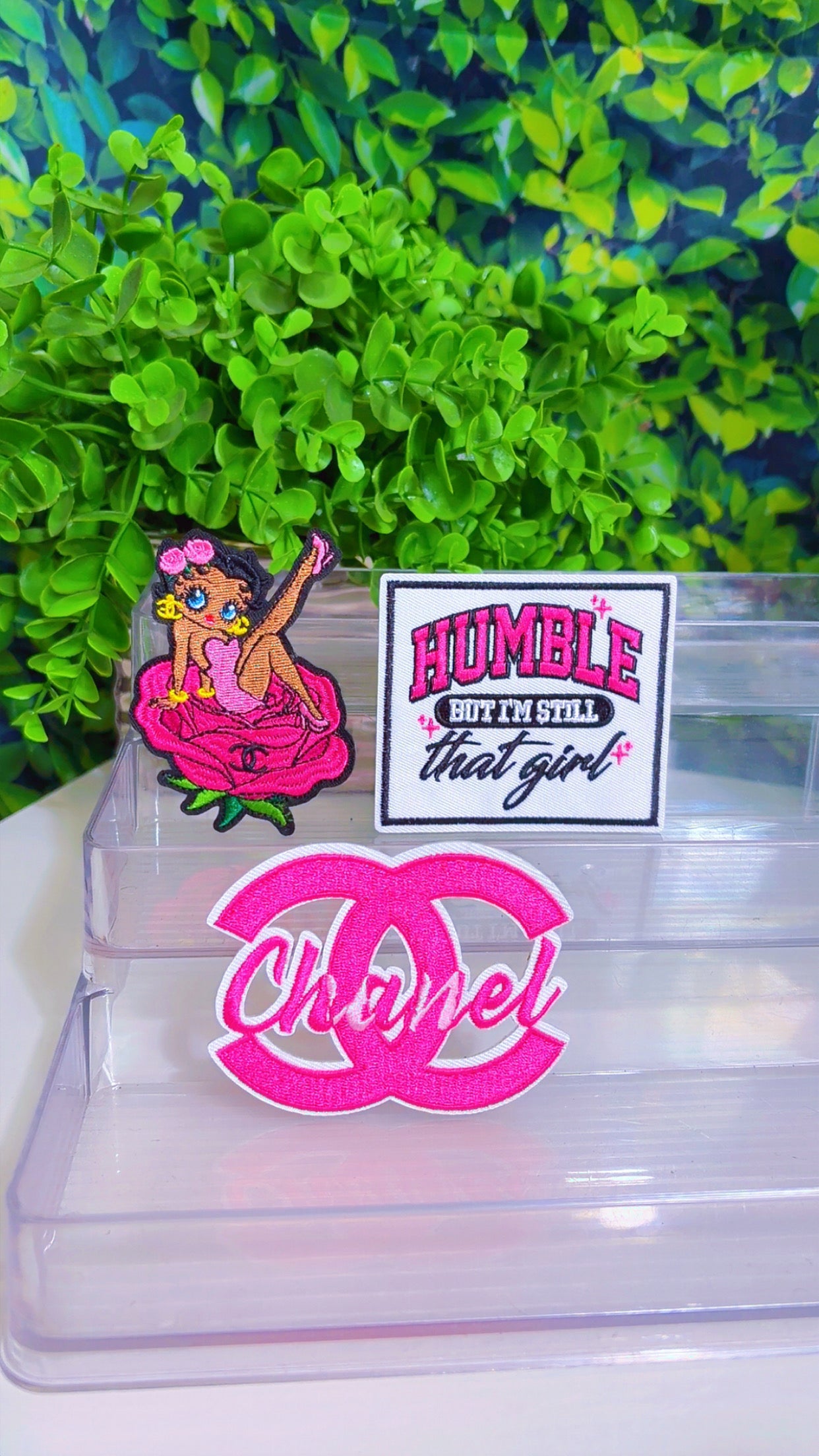 Humble but I’m still that girl iron on patch set