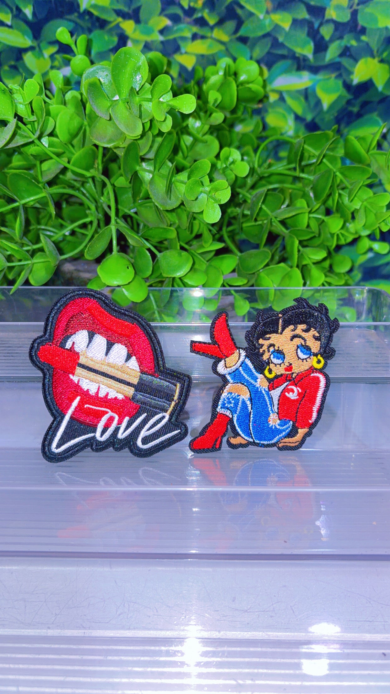 Iron on patch set