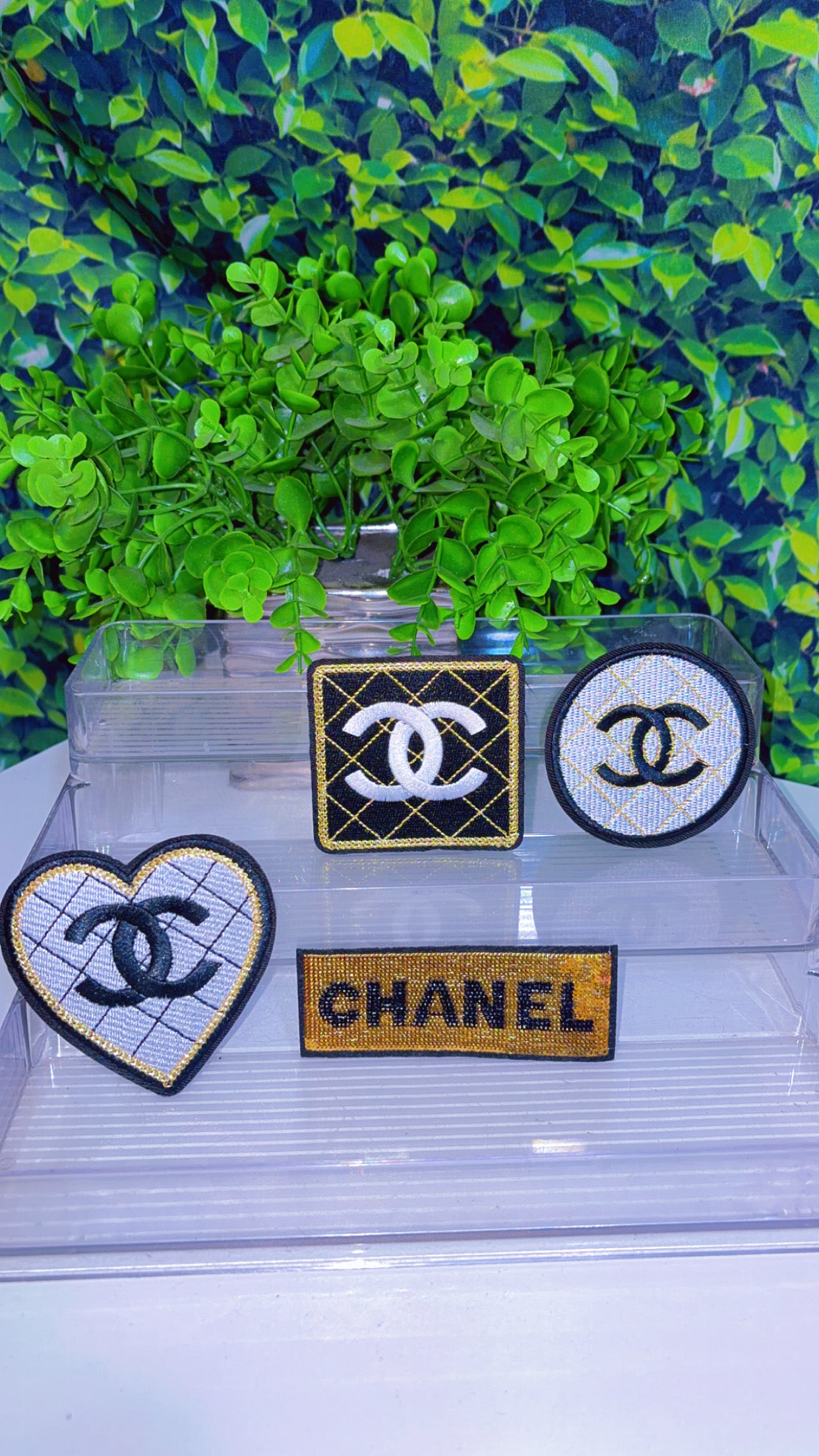 Iron on patch set