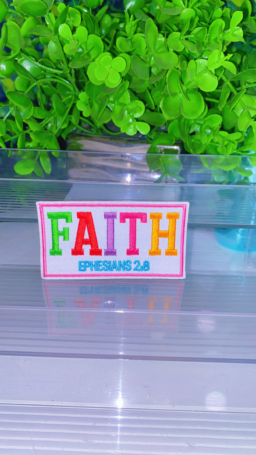 Christian faith based iron on patch {6 options}