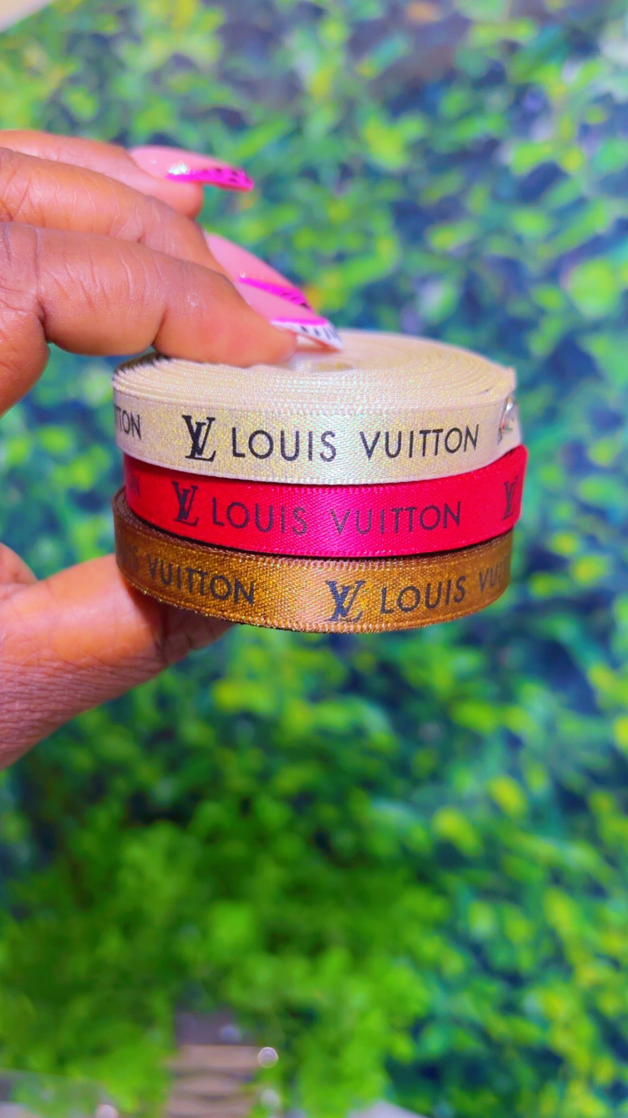 1 yard Lux Ribbon (3 color options)
