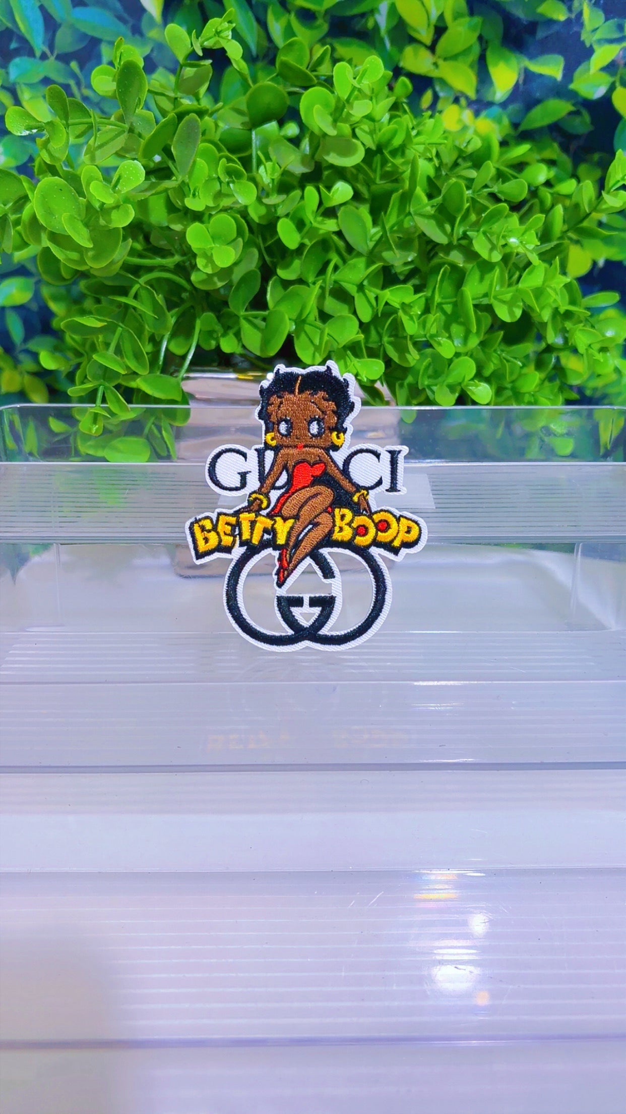 Betty Boop iron on patch