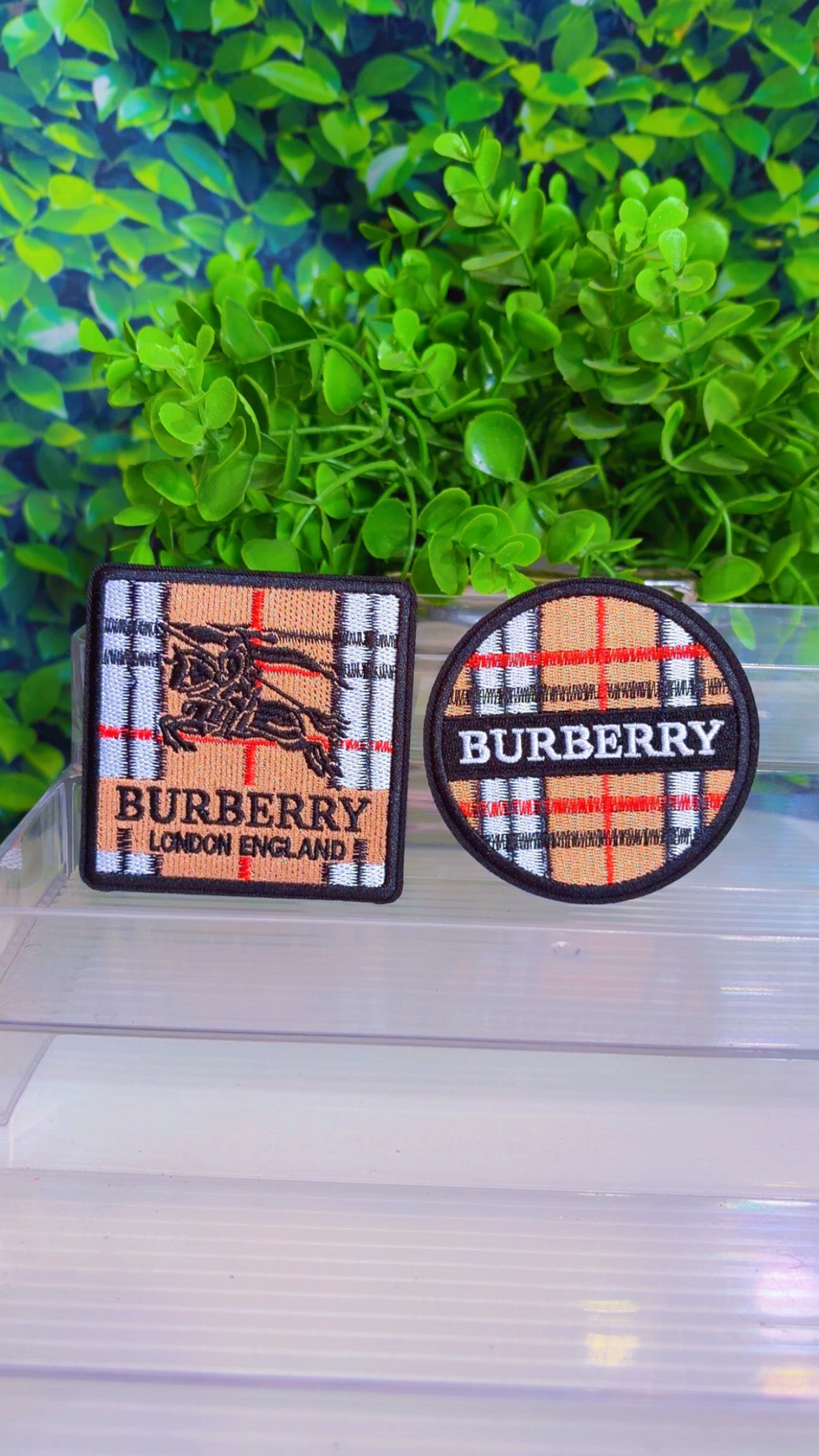 Iron on patch set