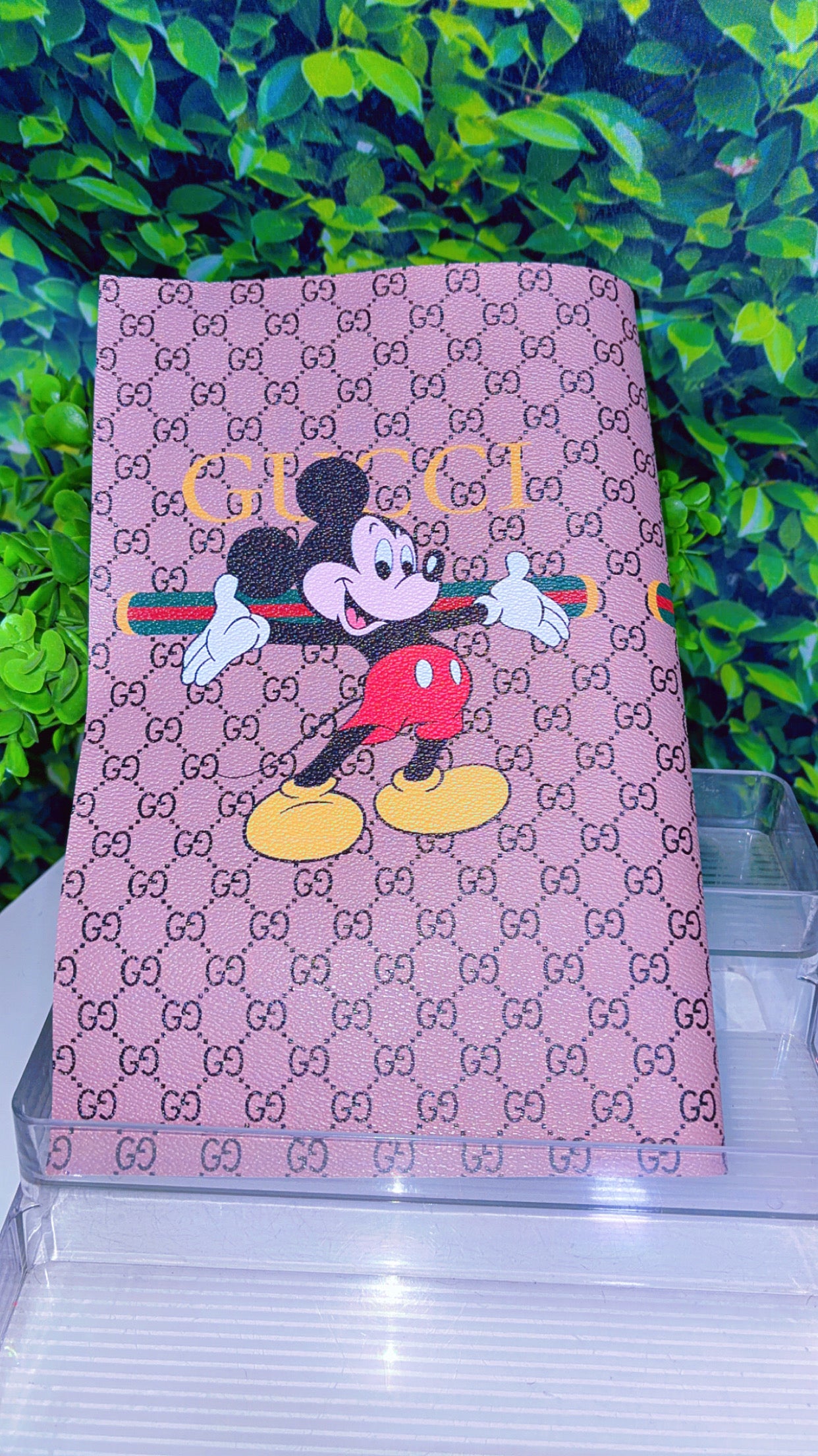 Faux leather 16x12