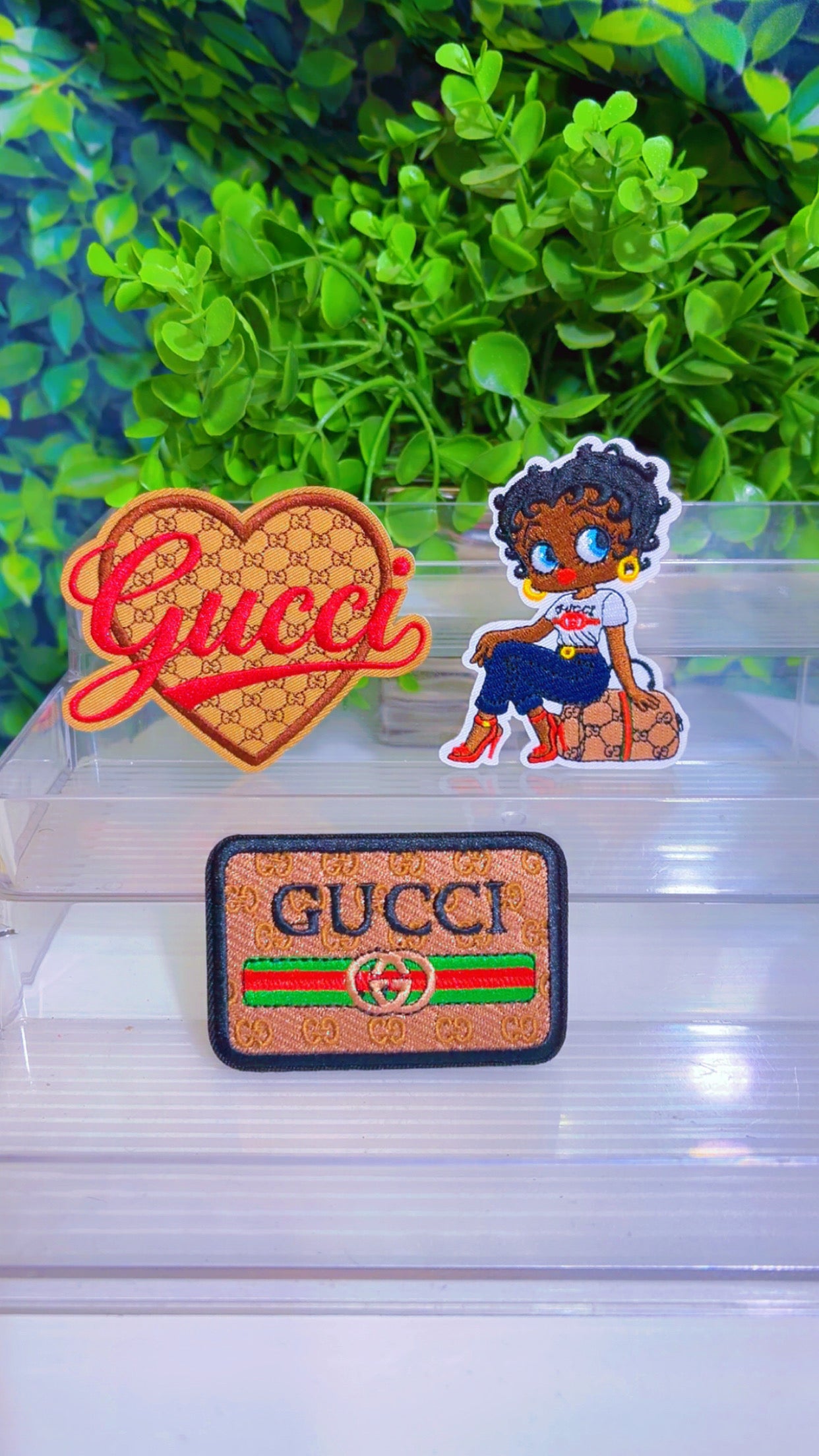 Iron on patch set