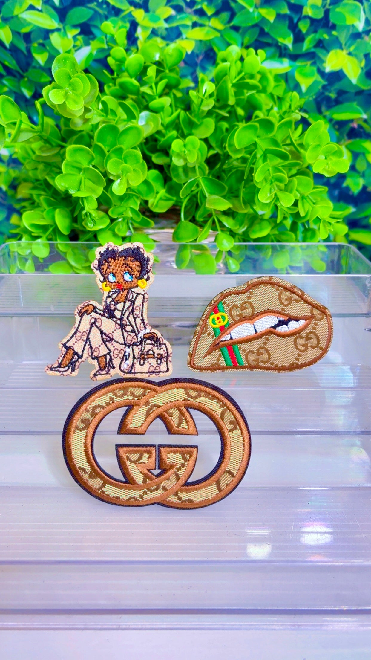 Iron on patch set