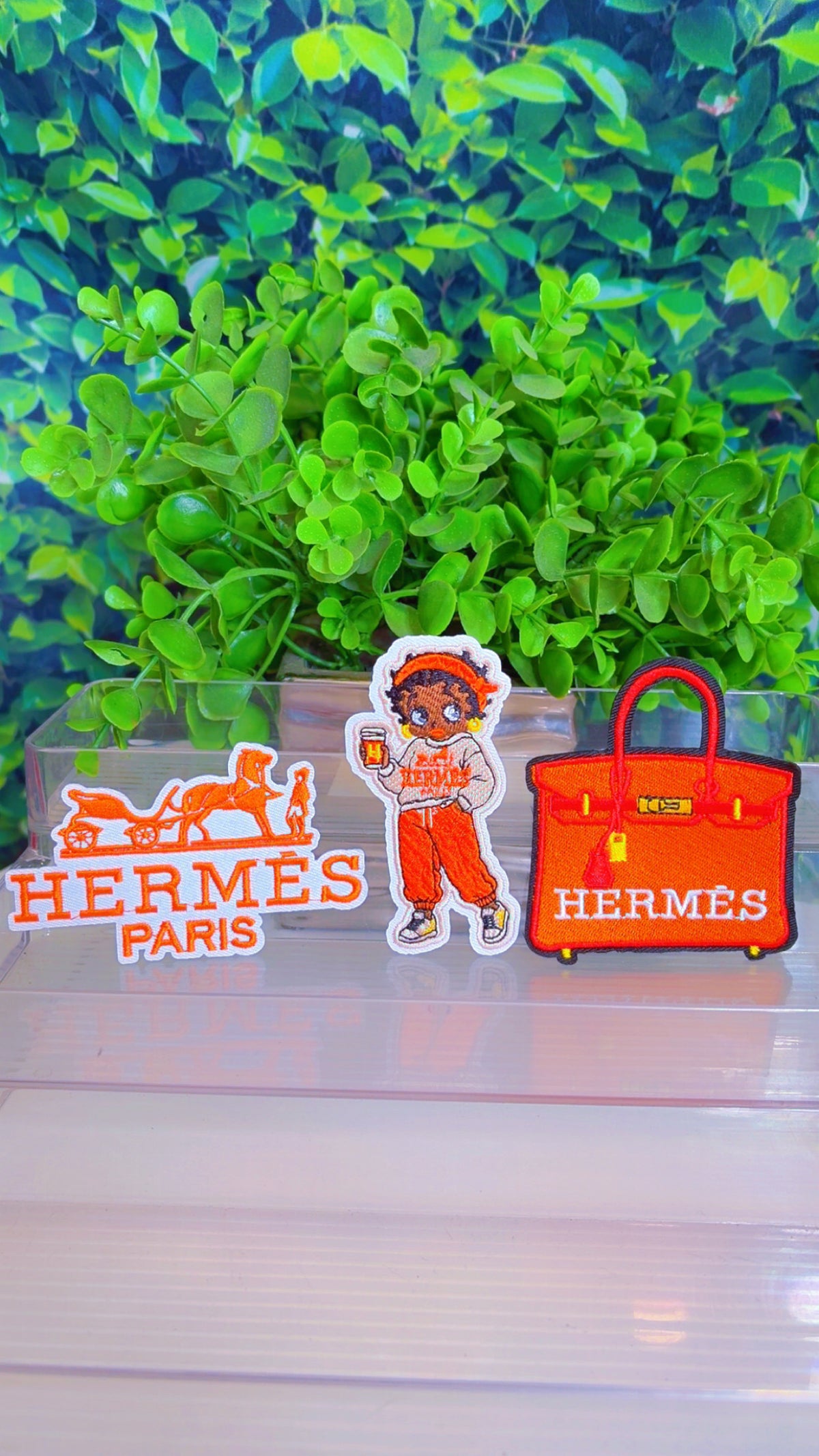 Iron on patch set