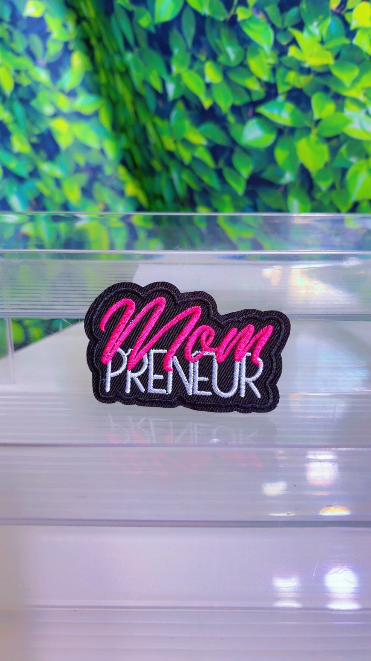 Mom-premeur iron on patch