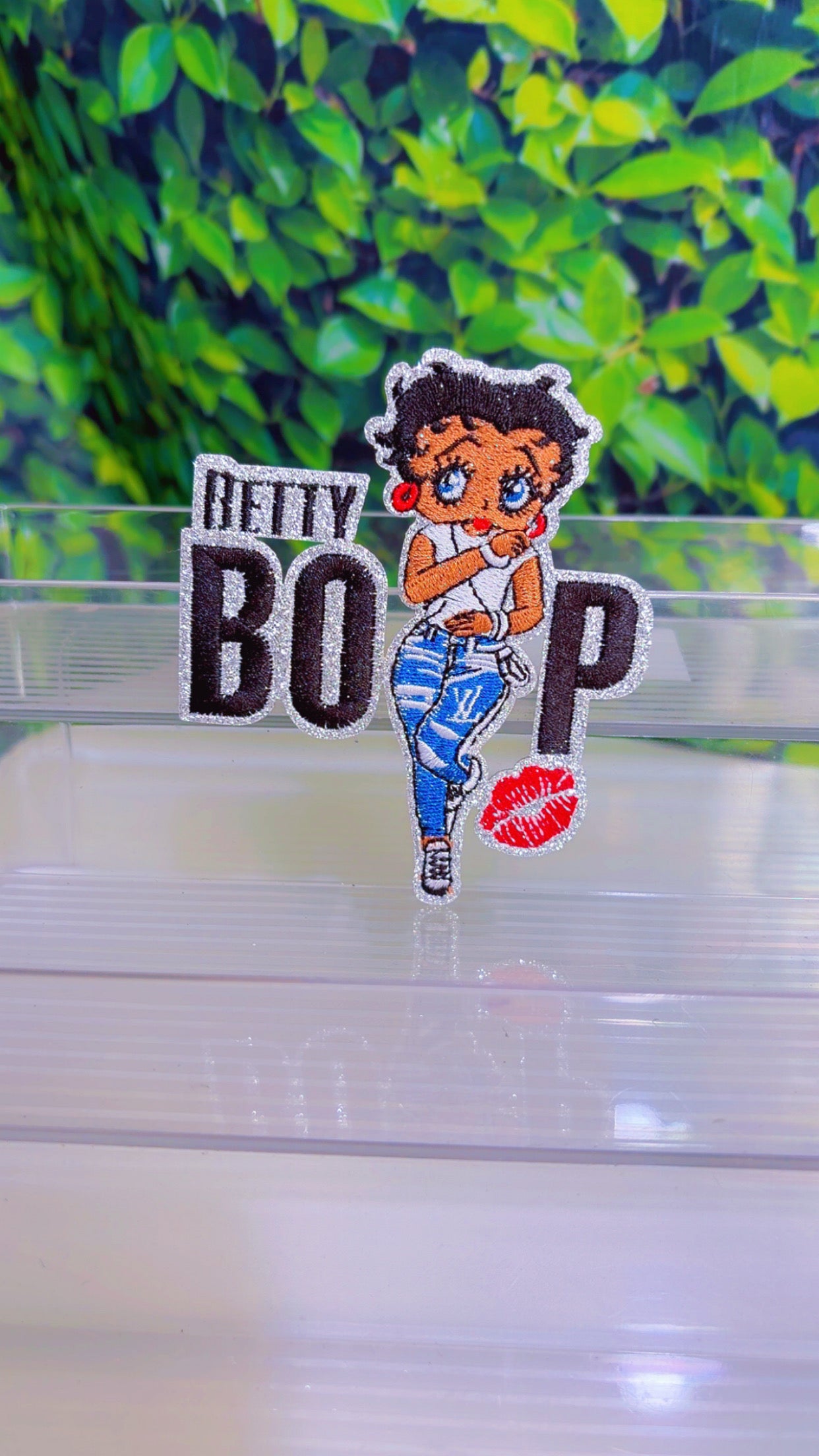 Betty Boop iron on patch