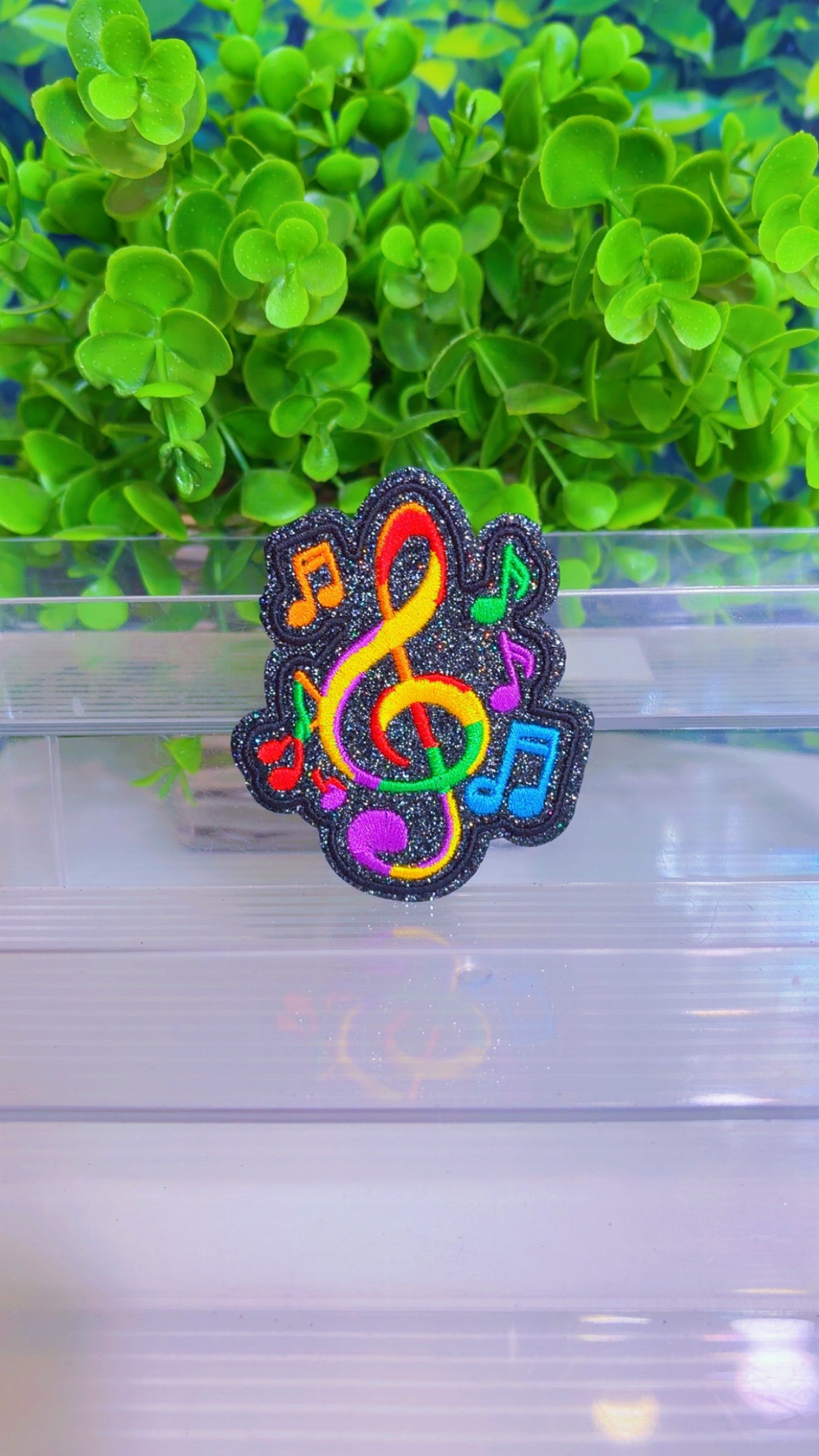 Music Note iron on patch