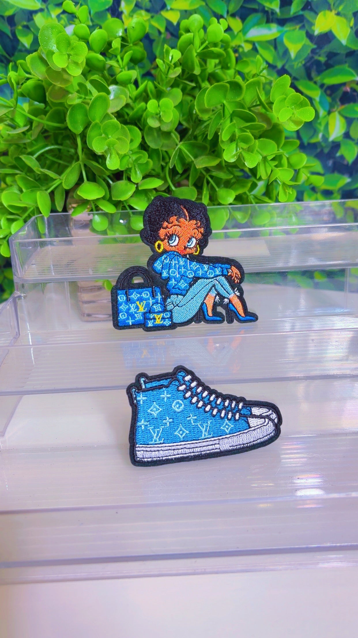 Iron on patch set