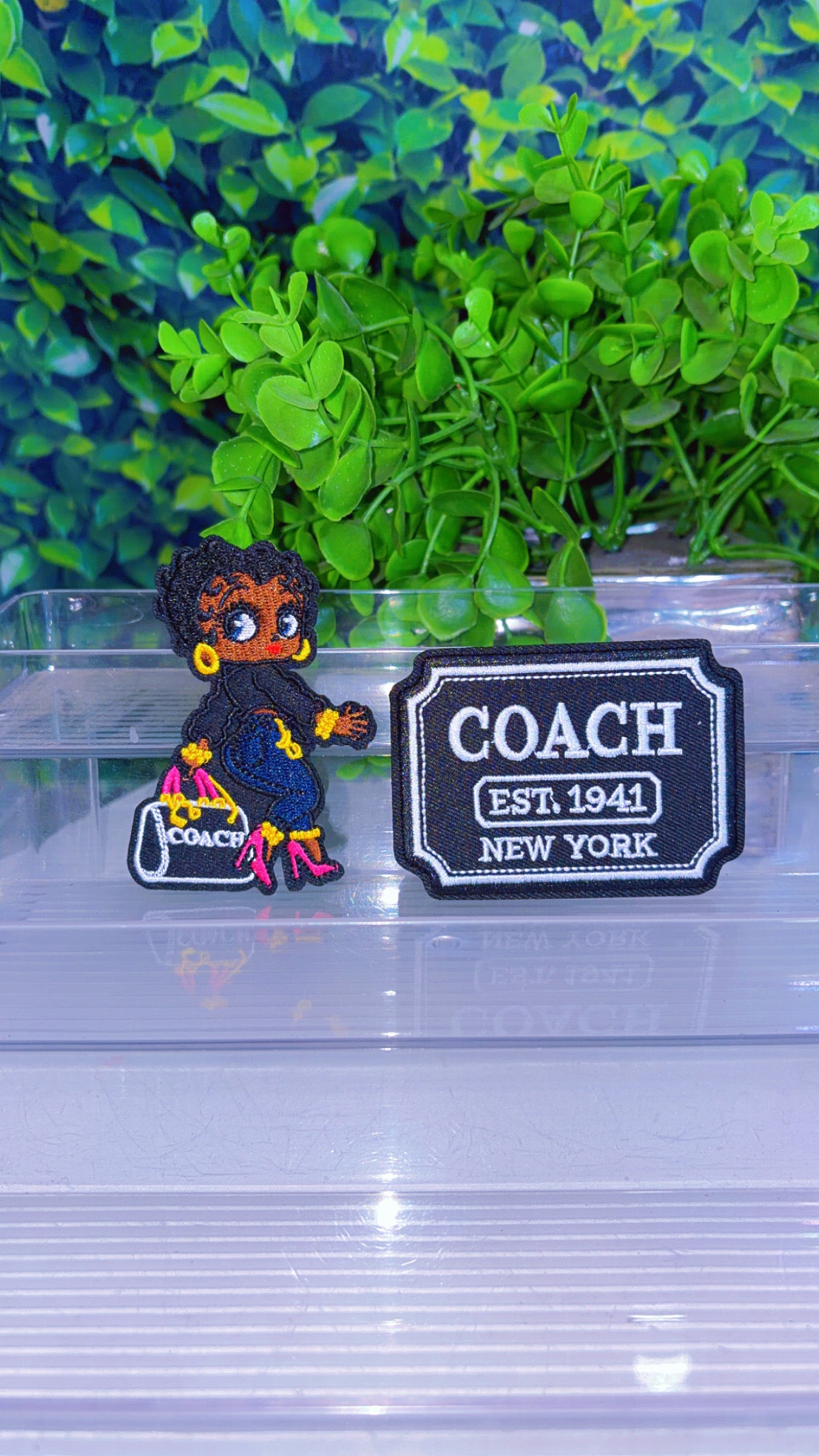Iron on patch set