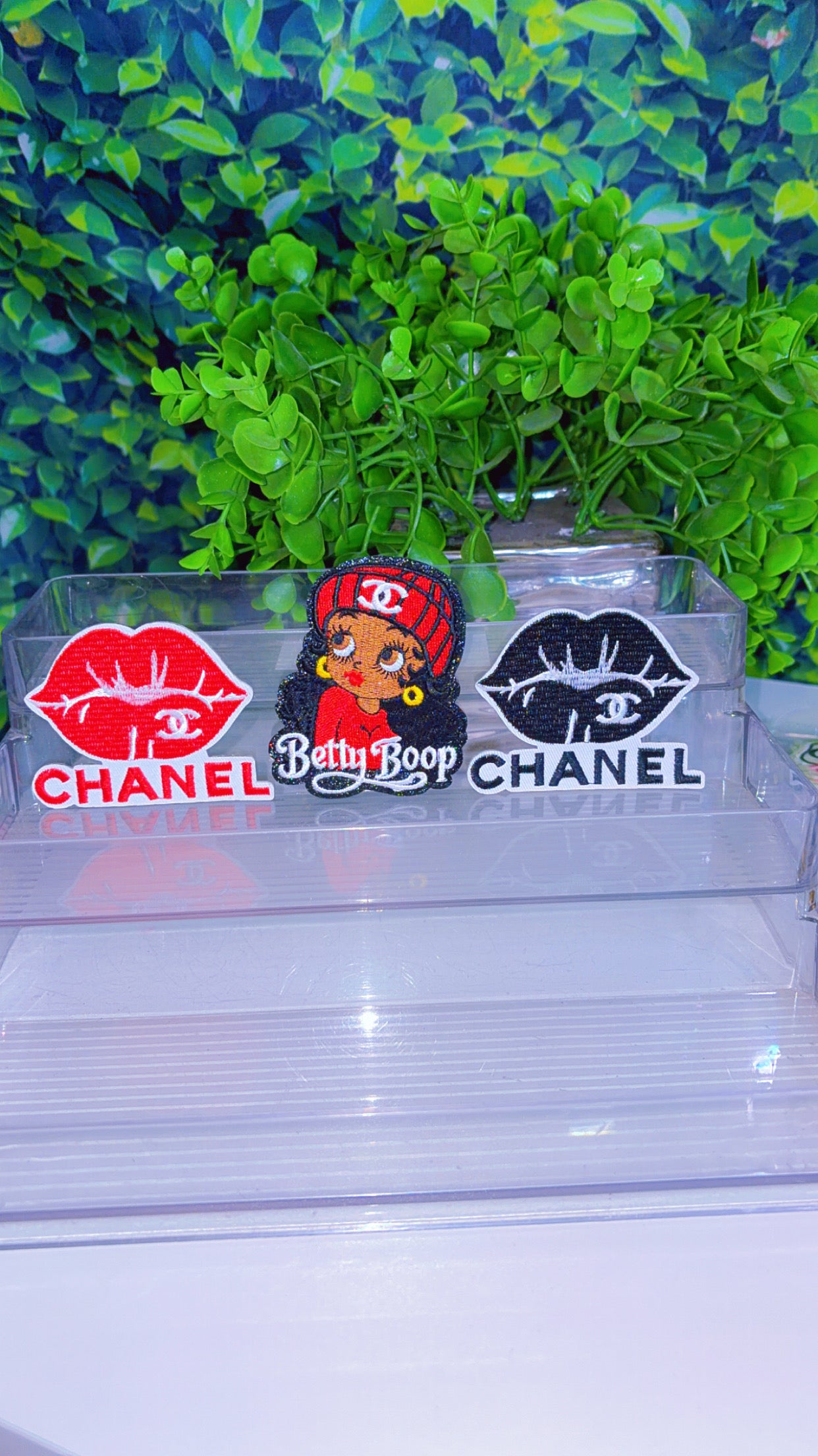 Iron on patch set