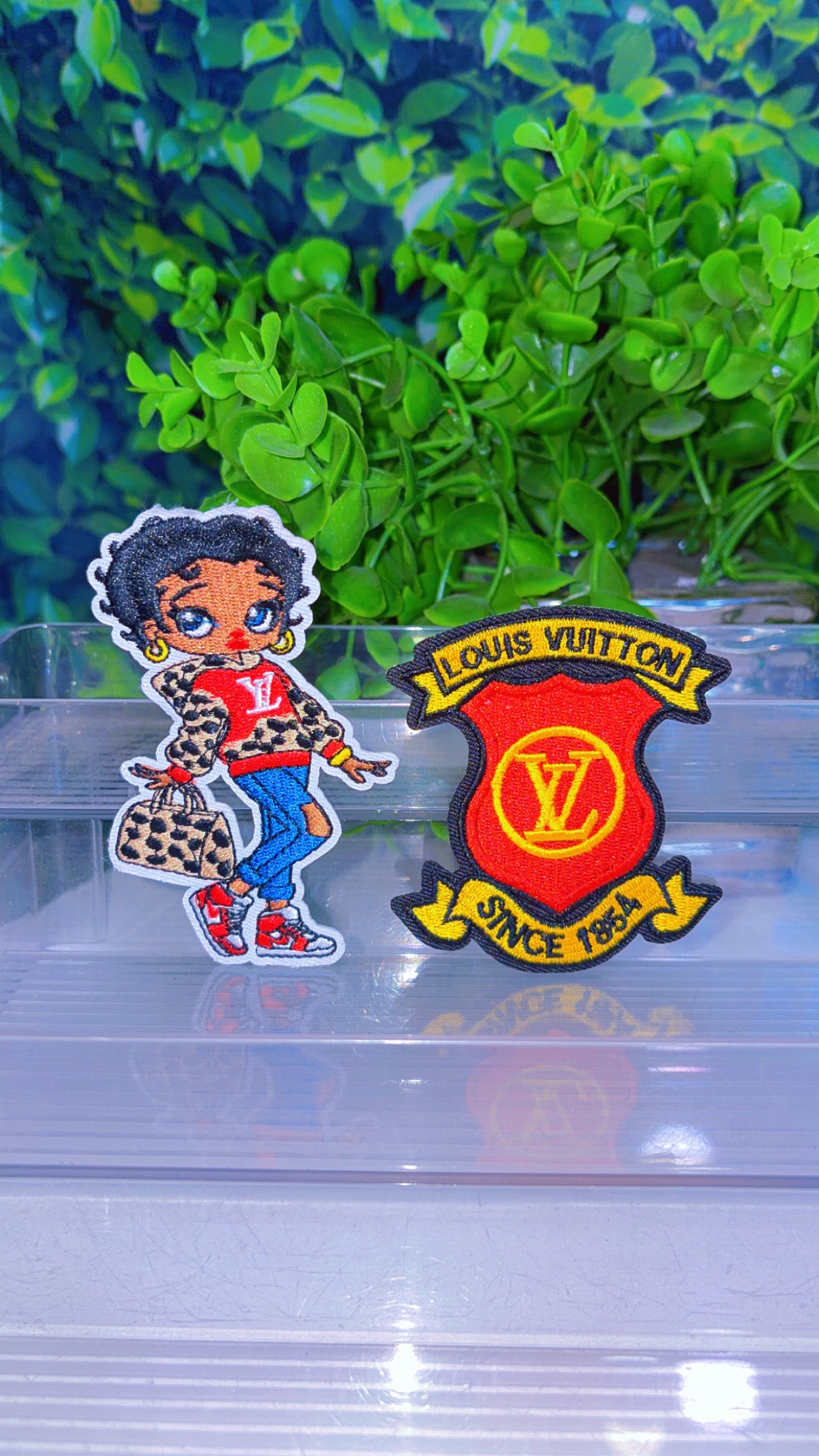 Iron on patch set