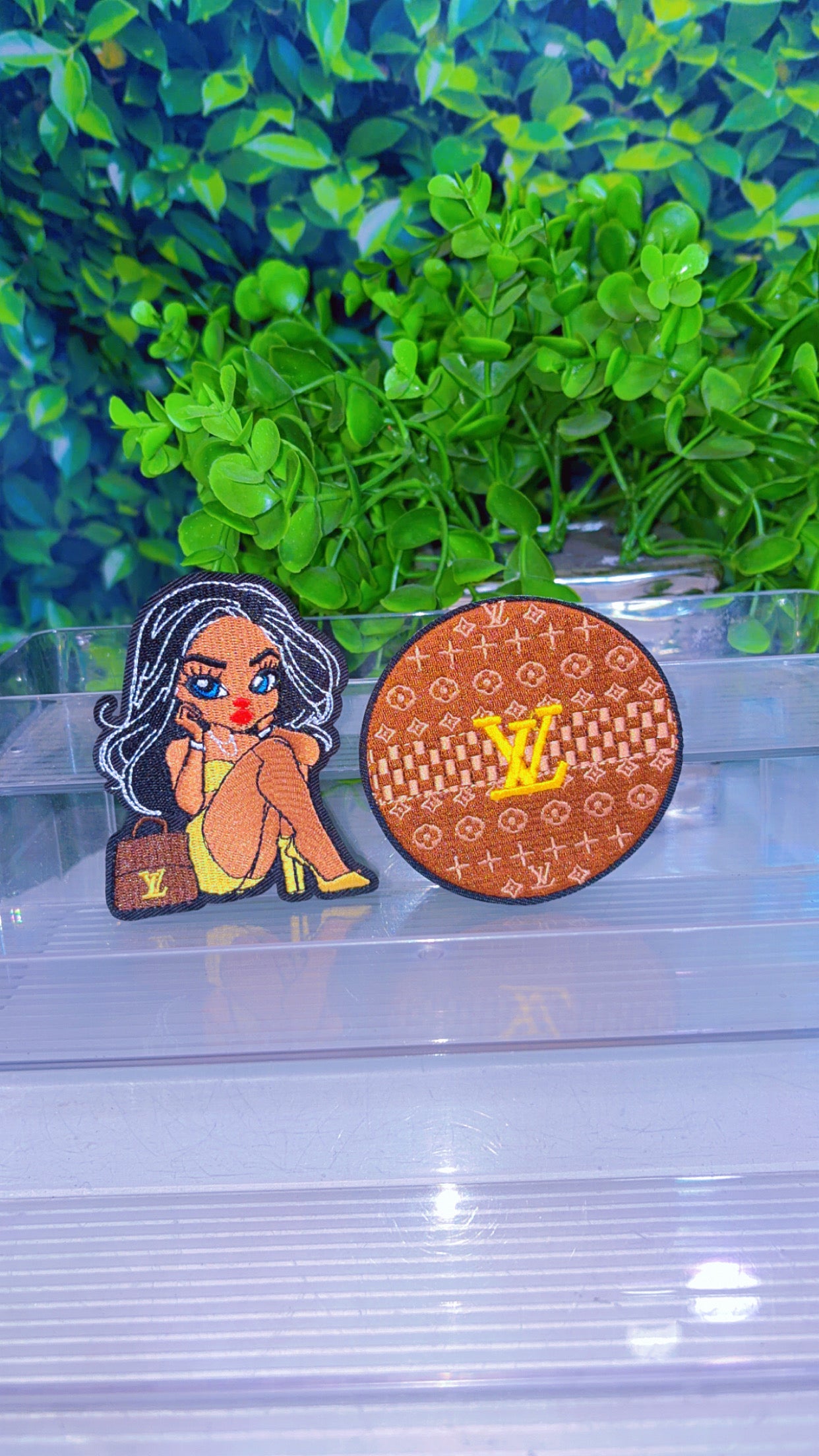 Iron on patch set