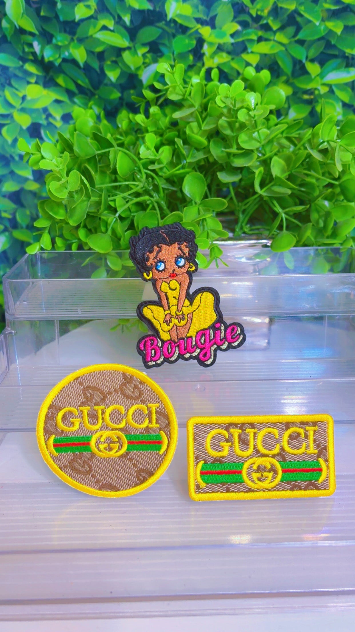 Iron on patch set