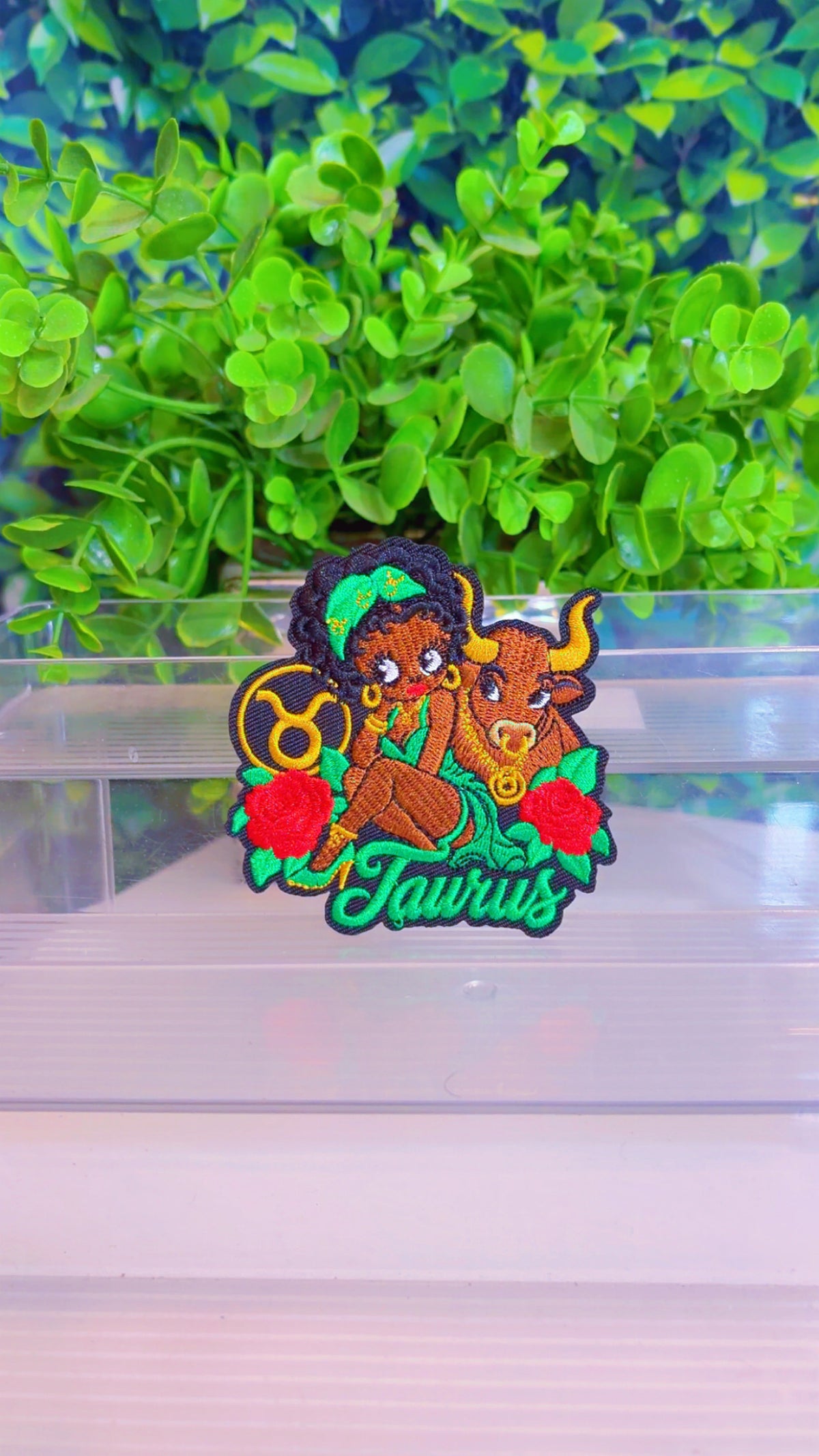 Taurus ♉️ zodiac iron on patch