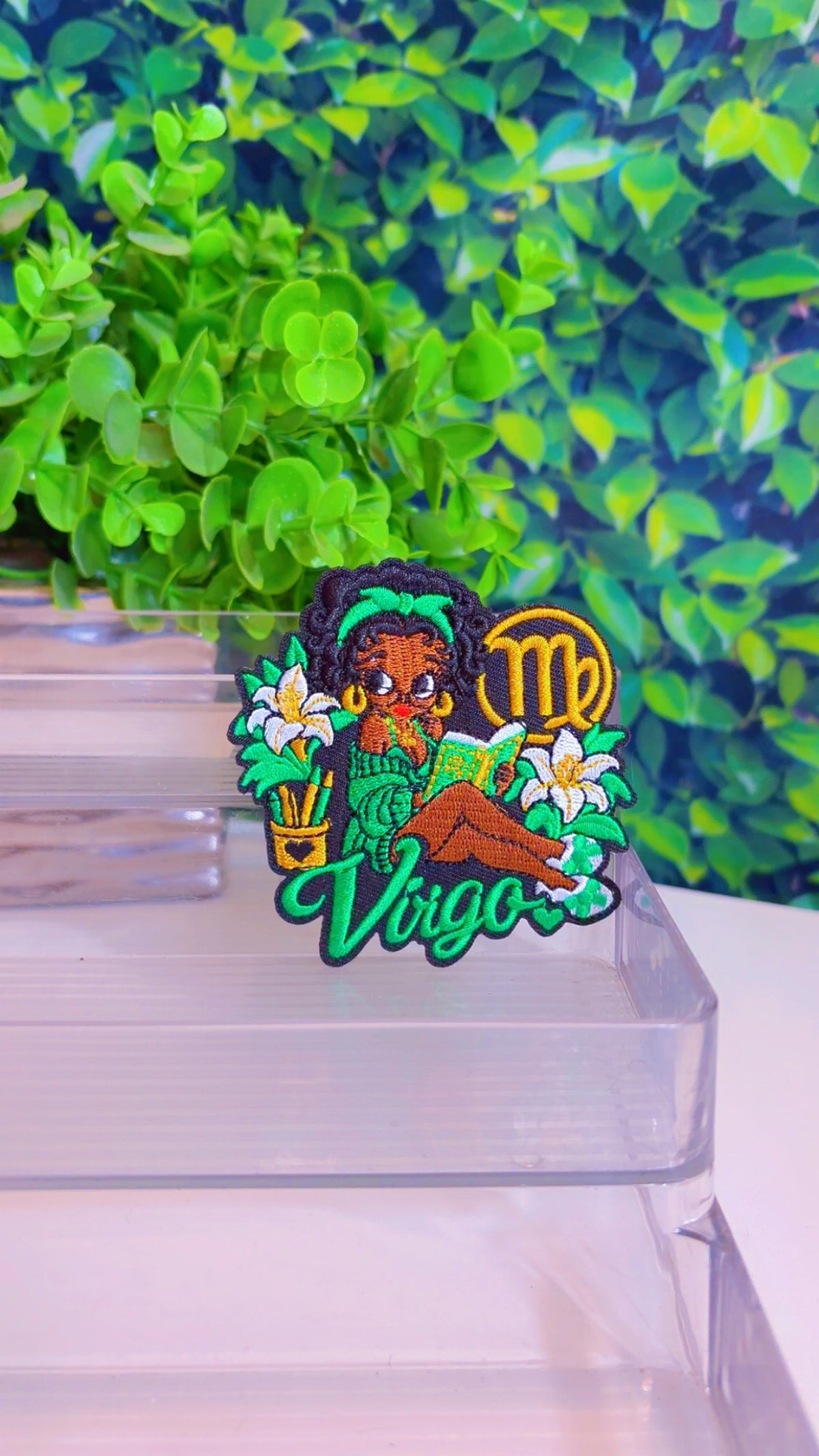 Virgo ♍️ zodiac iron on patch