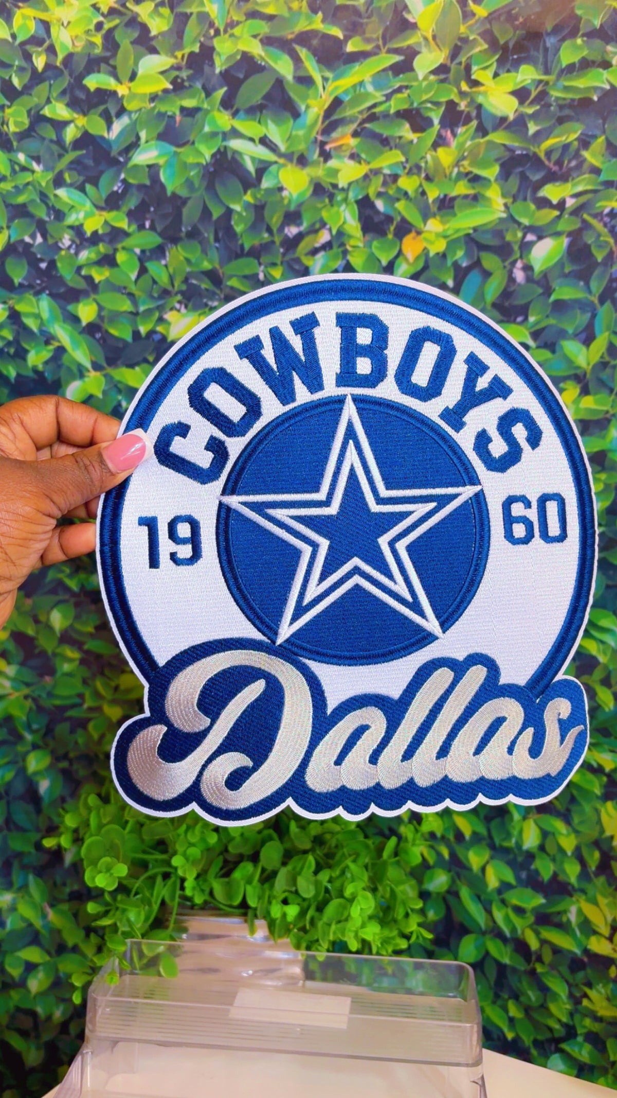 Big Sports iron on patch