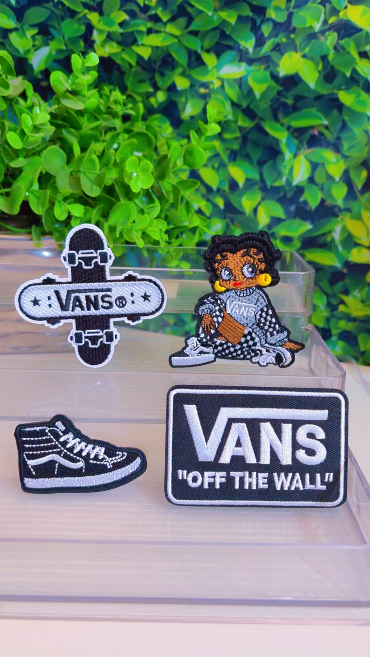 Iron on patch set