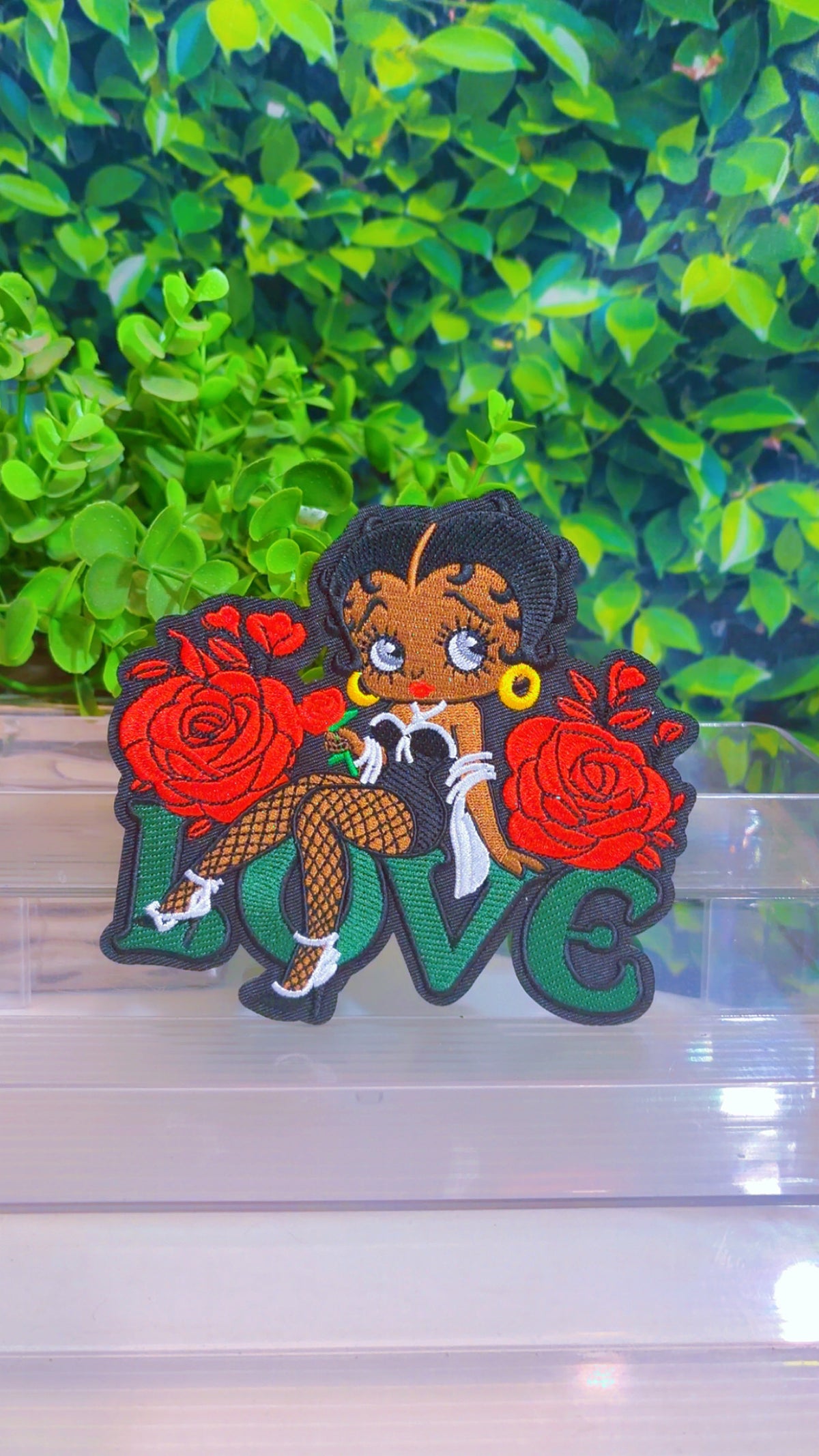 Medium iron on patch