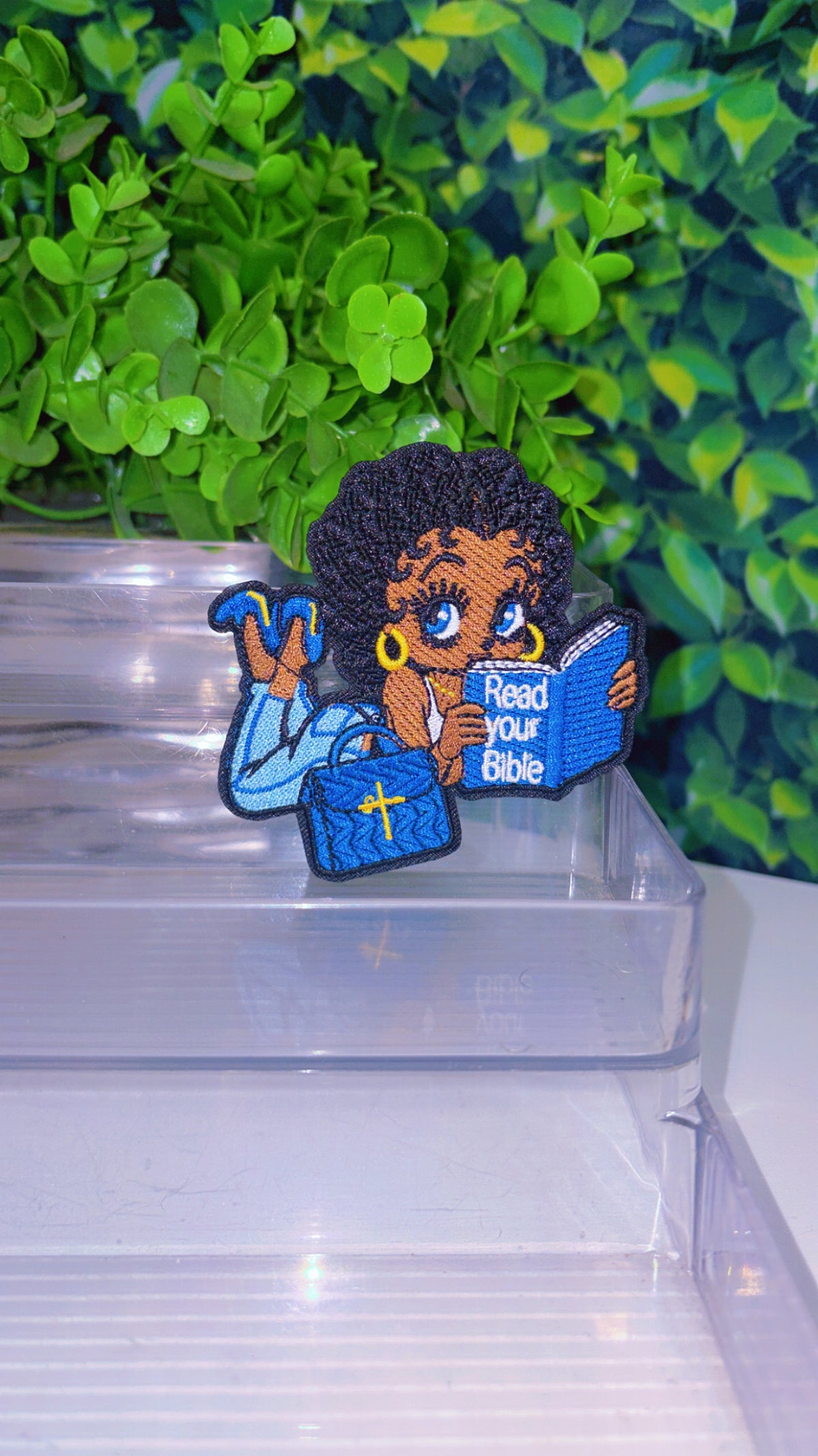 Christian inspired iron on patch