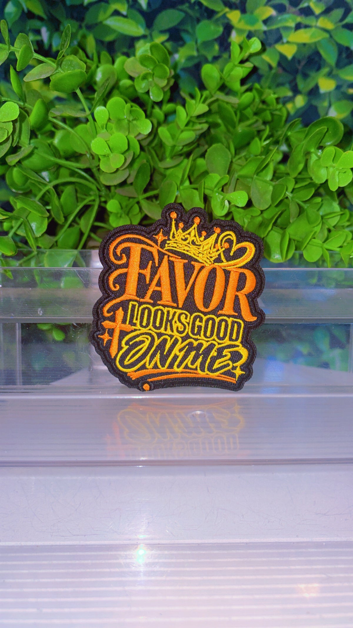 Christian inspired iron on patch