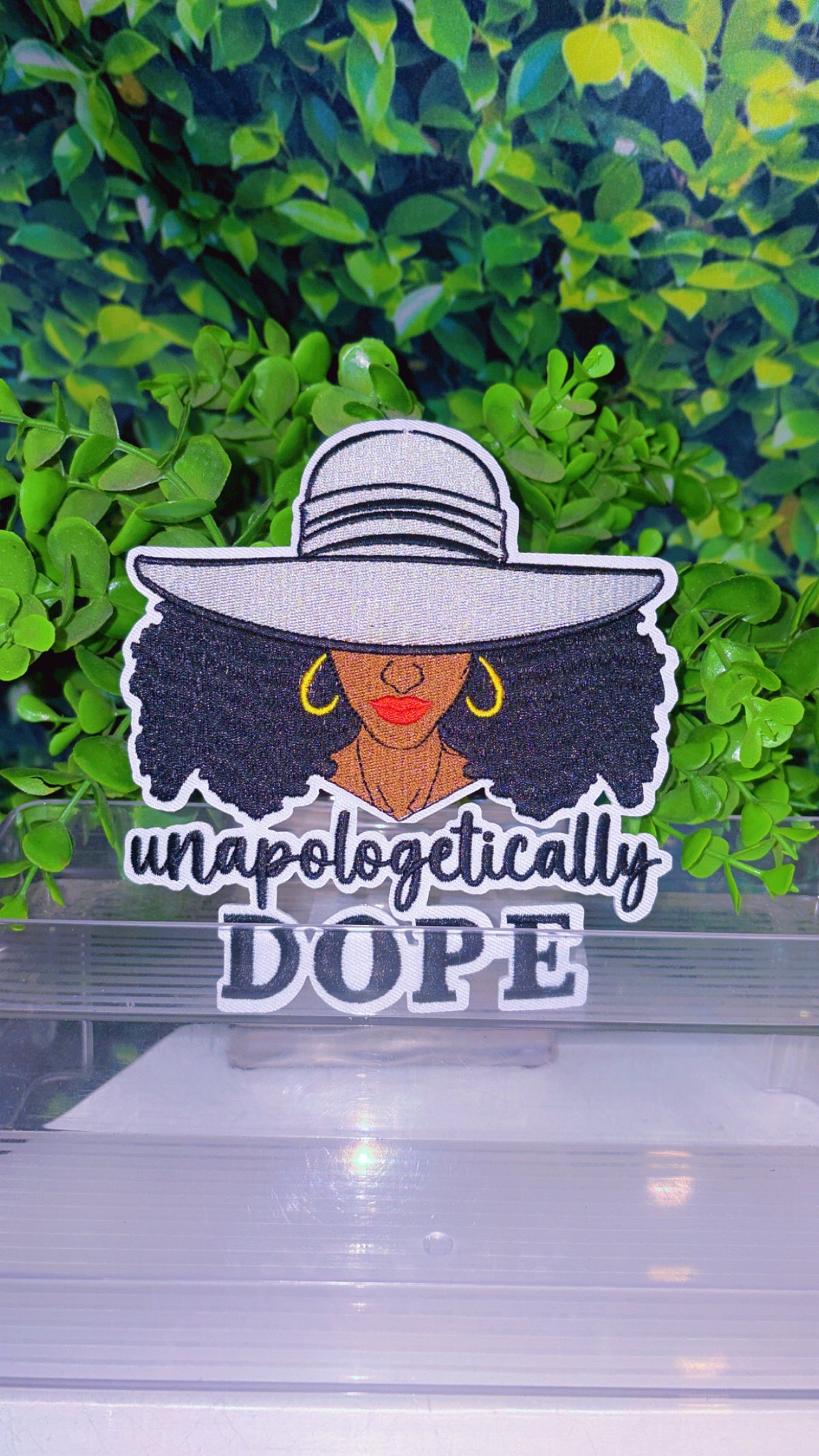 Medium Unapologetically Dope iron on patch