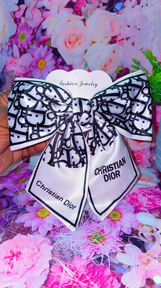 Designer-Inspired Statement Bow Hair Clip