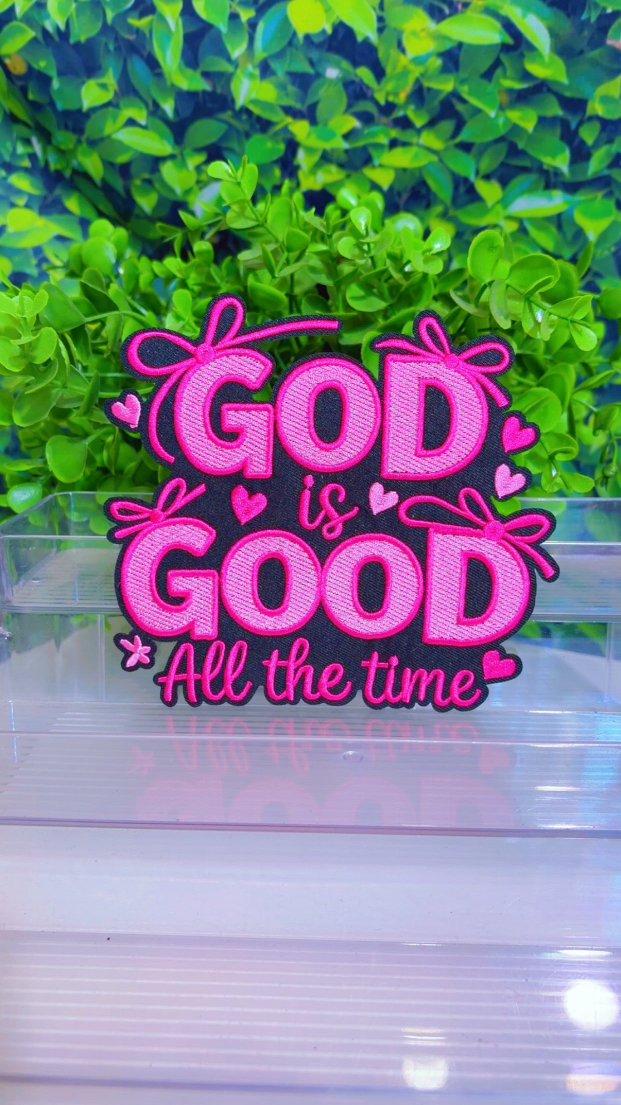 God is Good all the time medium patch