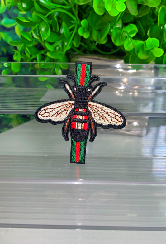 Bee iron on patch