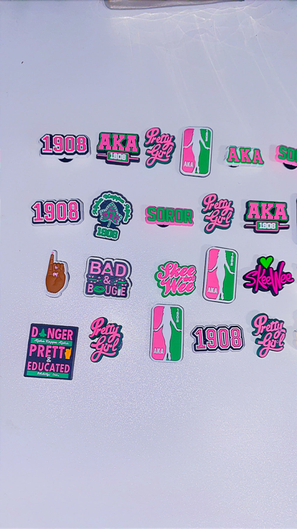 AKA croc charms (Randomly selected set of 9)