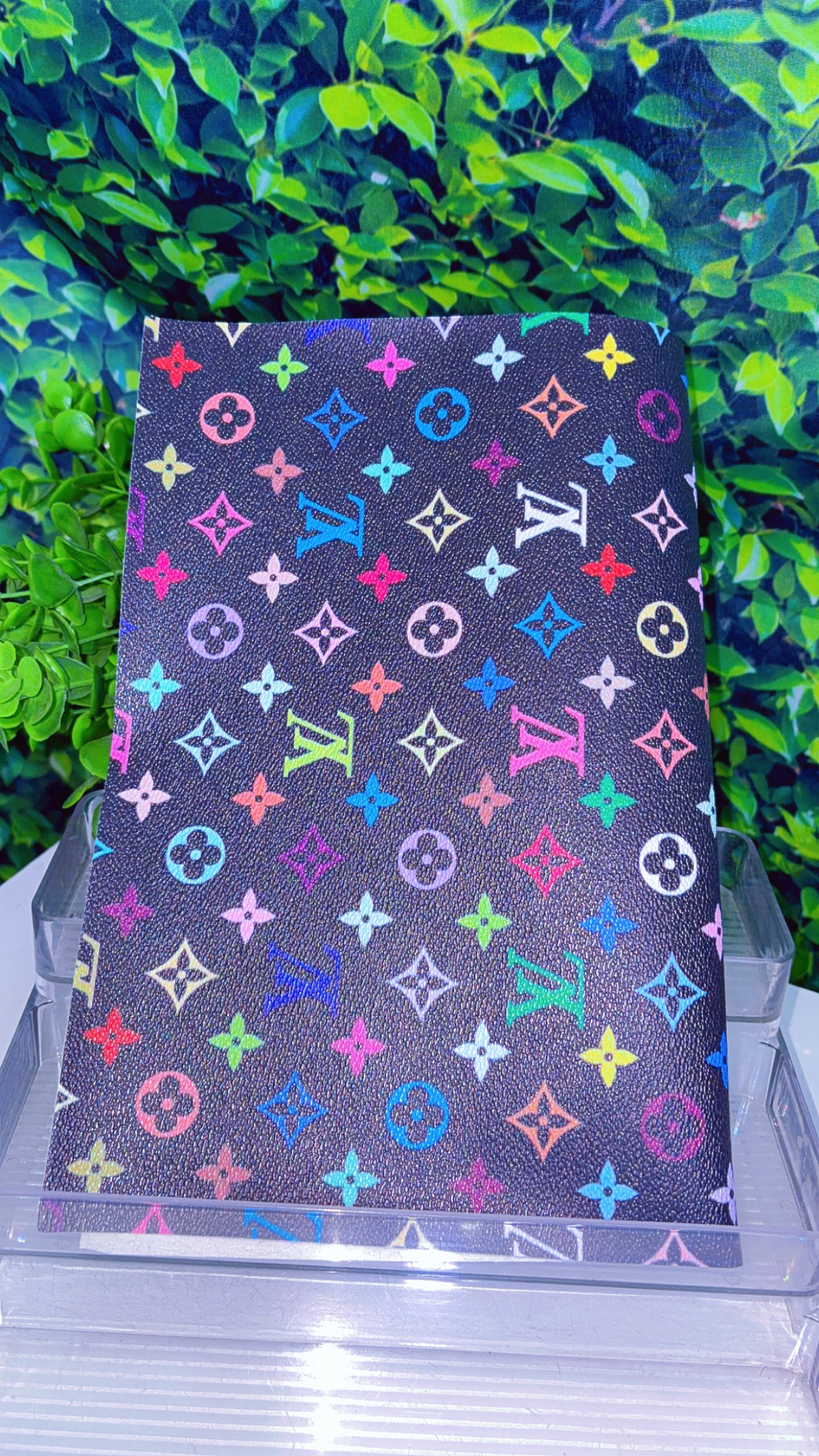 Faux leather 16x12