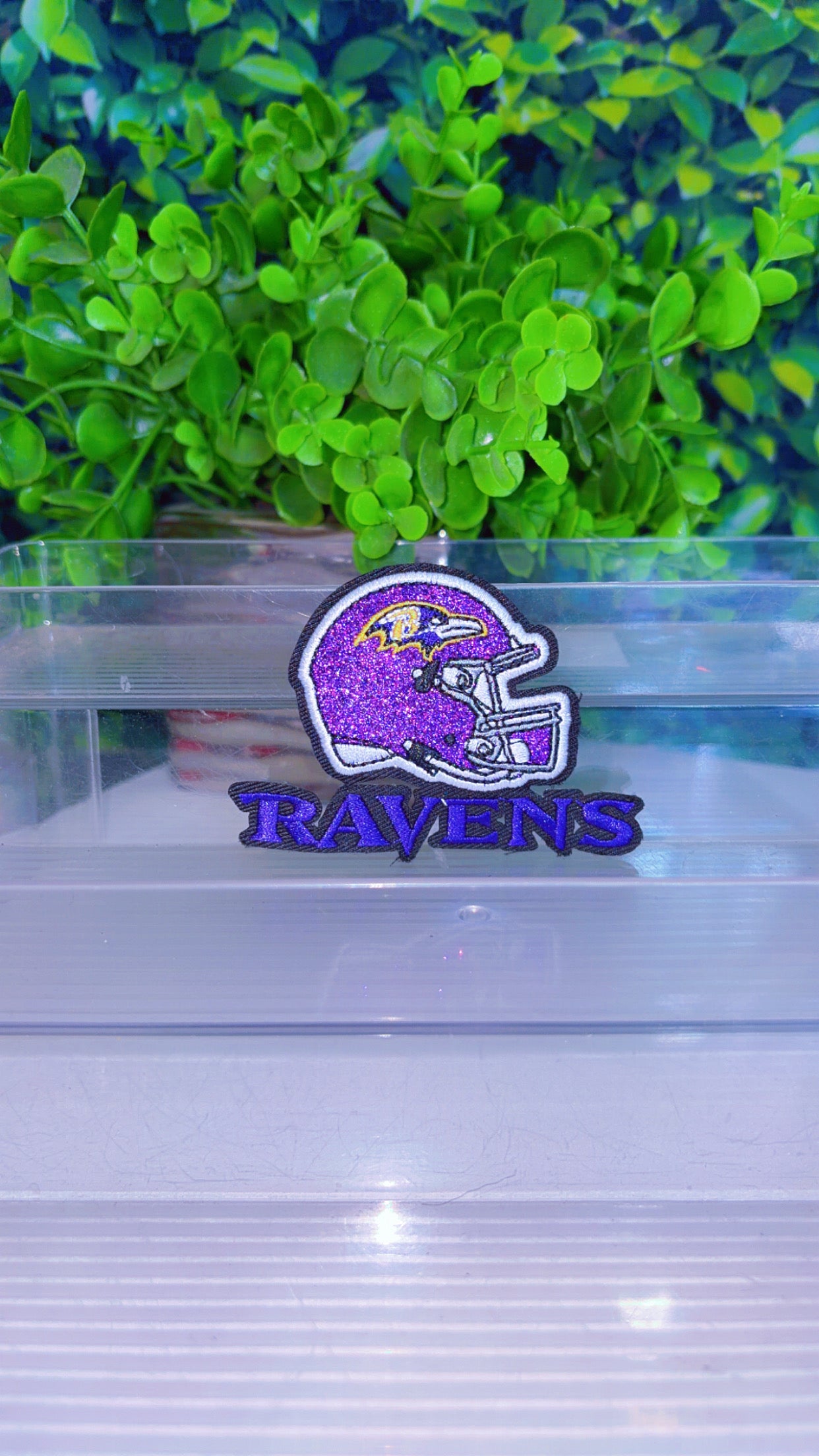 Sports iron on patch