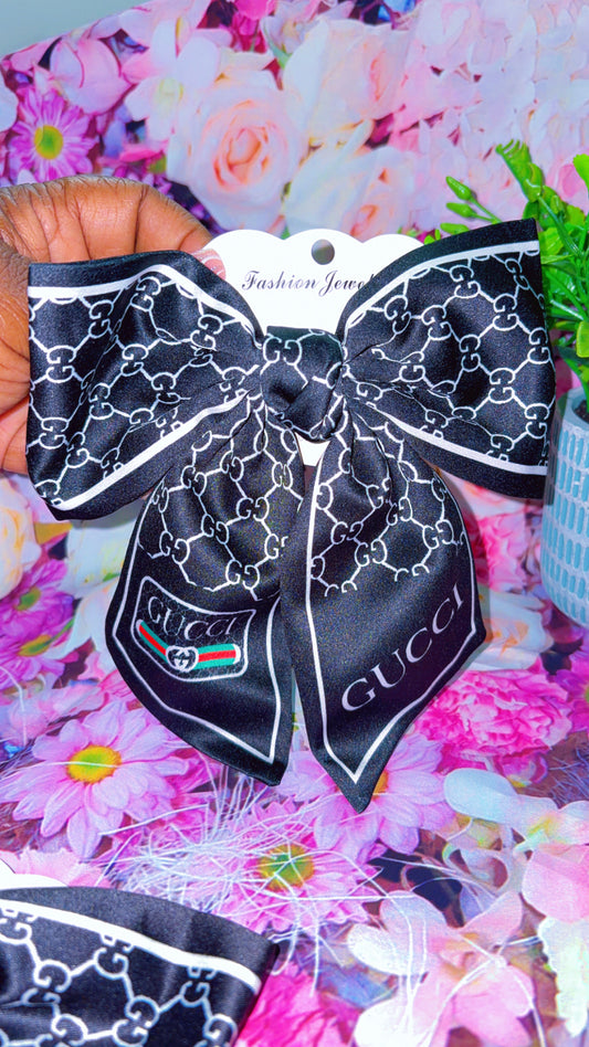 Designer-Inspired Statement Bow Hair Clip