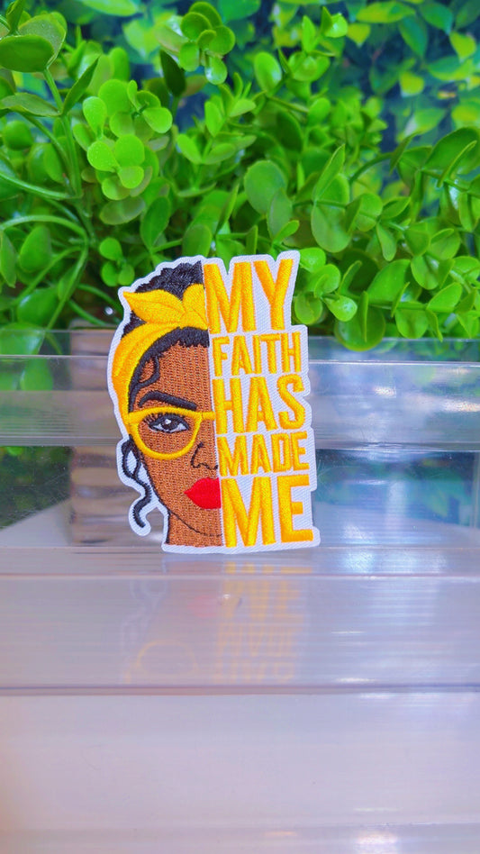 Christian iron on patch