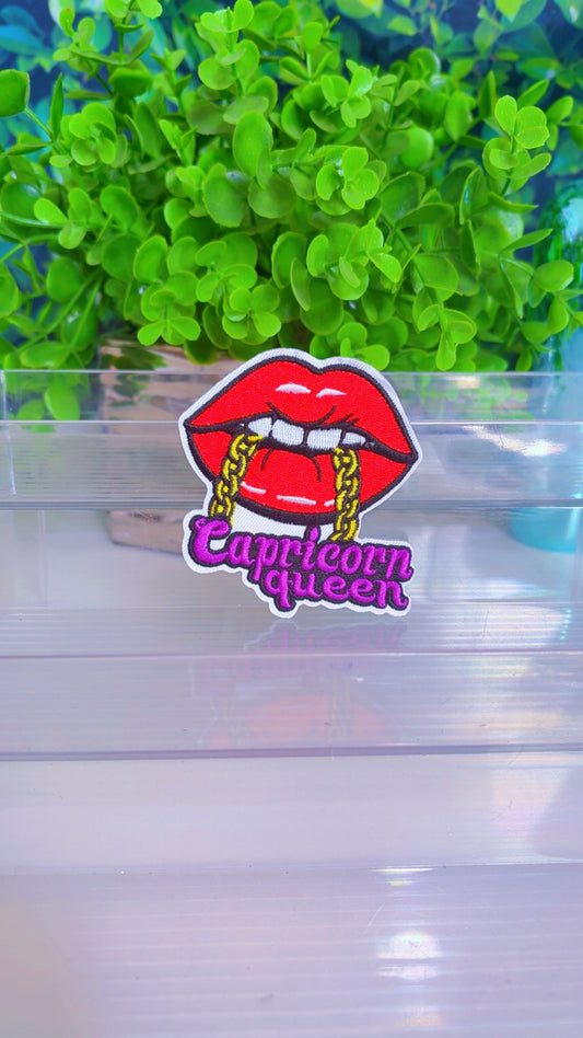 Zodiac Queen iron on patch (12 options)