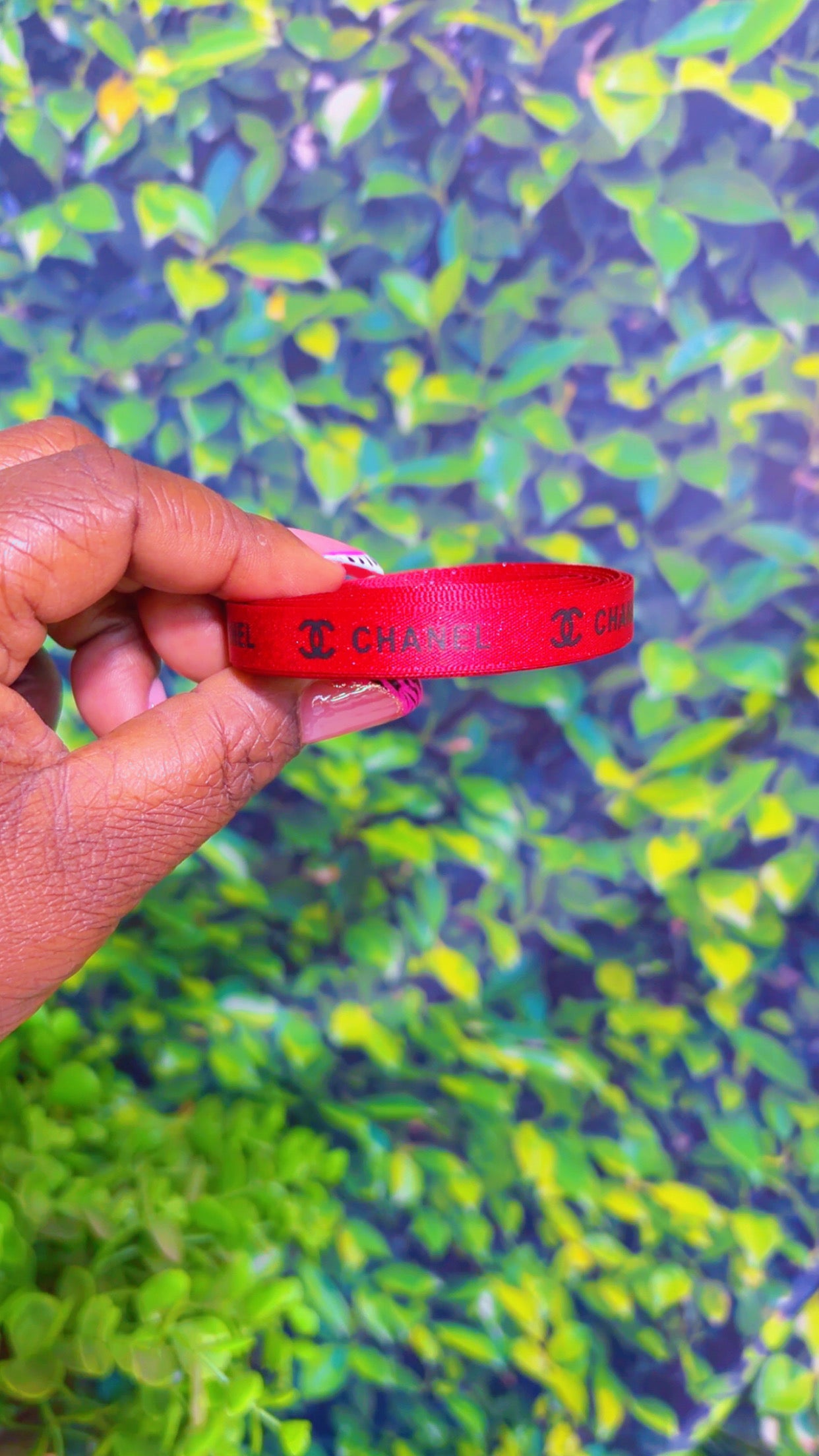 Lux glitter Ribbon (4 color options)