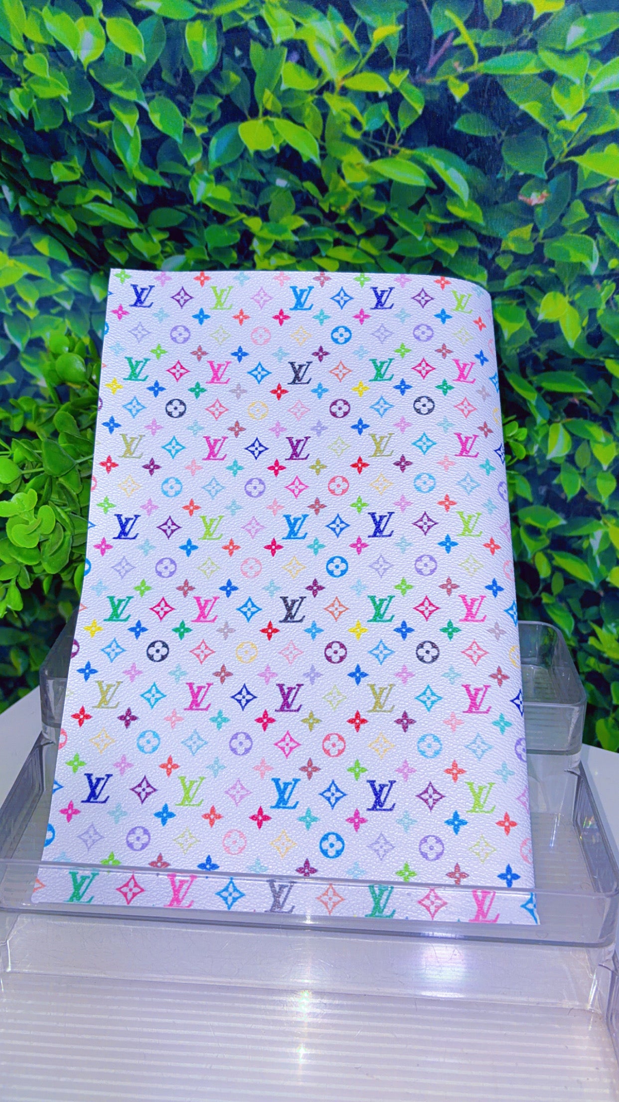 Faux leather 16x12