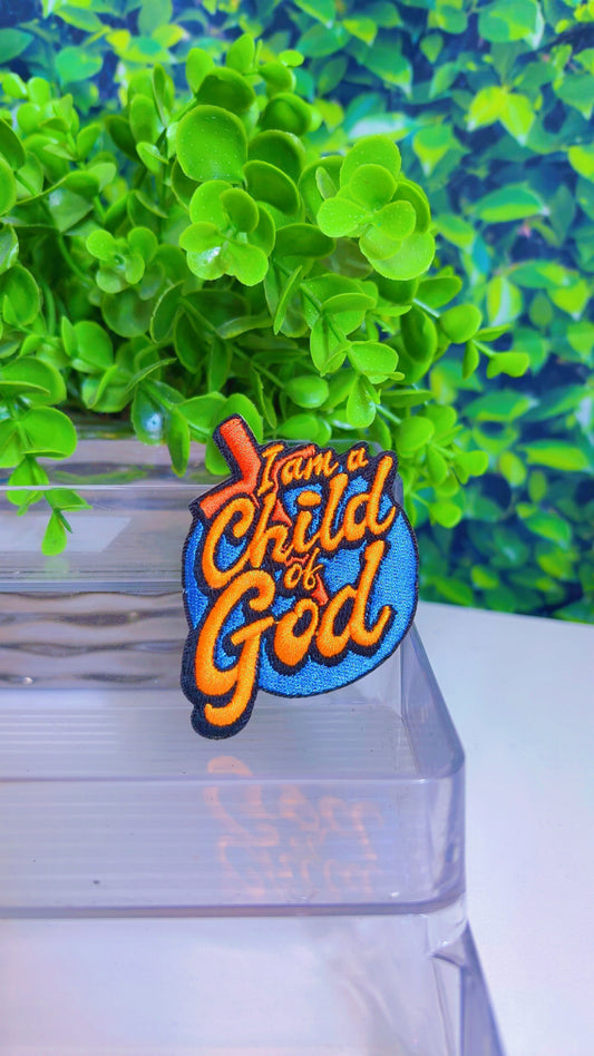 Just a child of God iron on patch